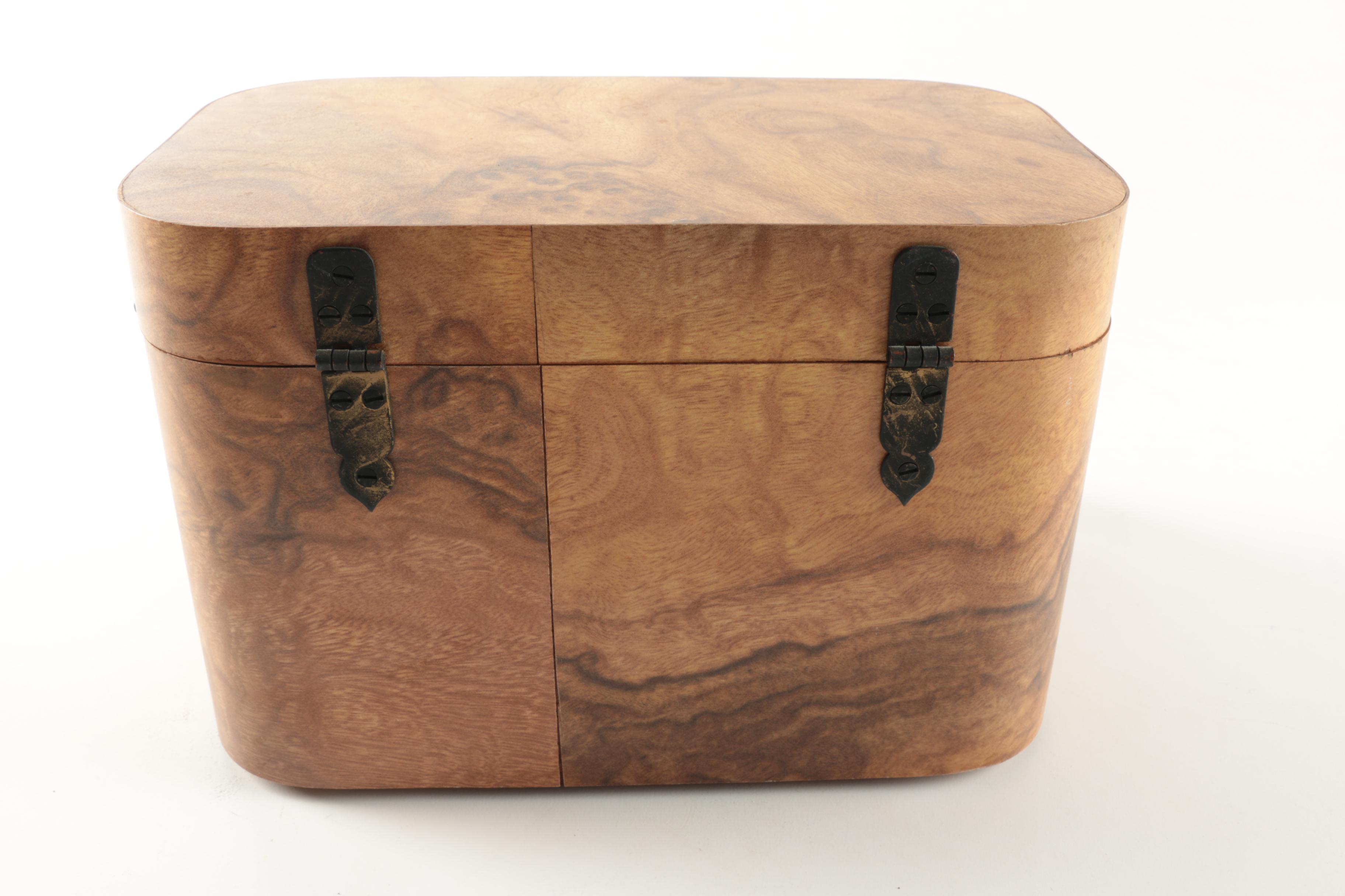 Handmade Burl Veneer Carrying Case