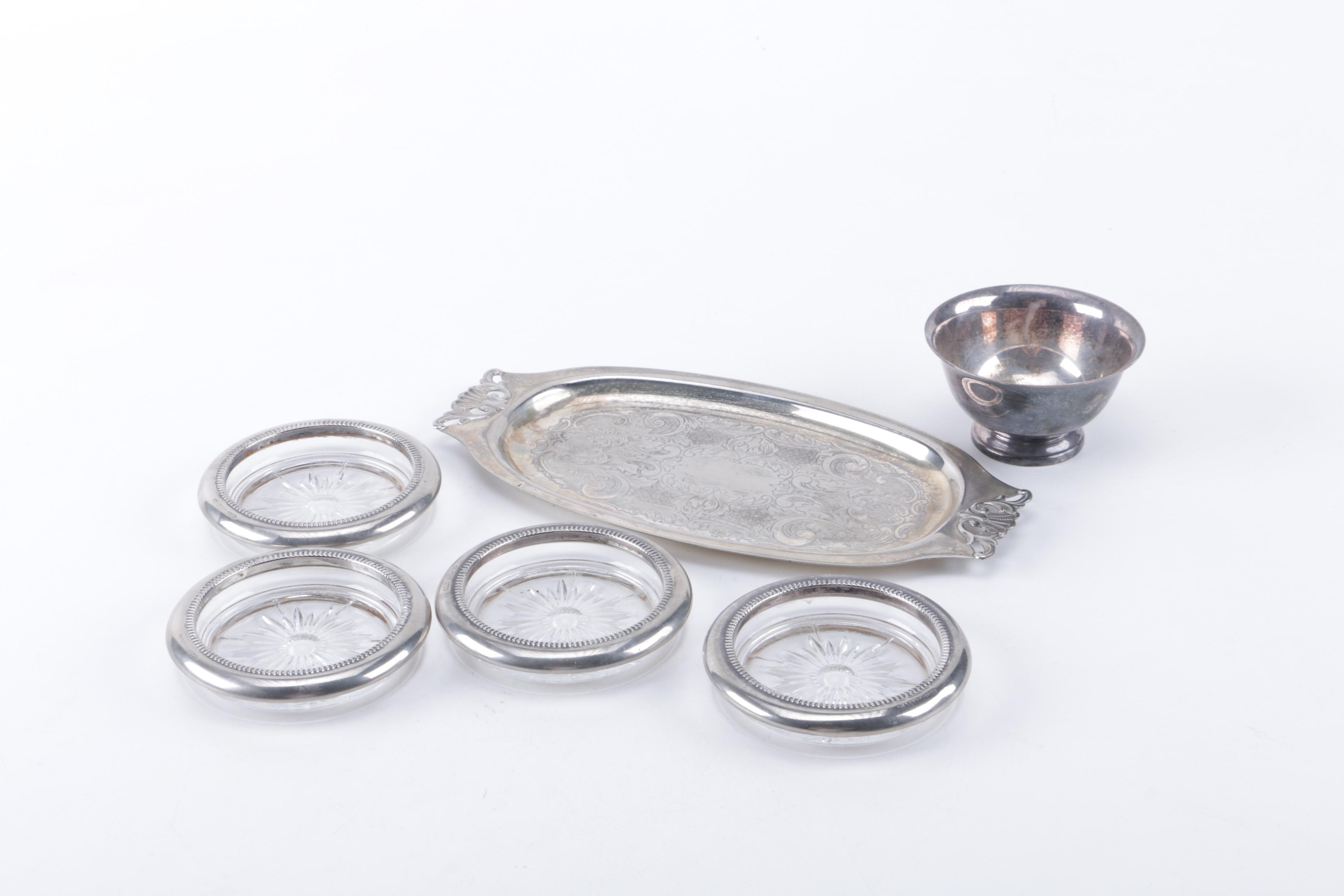 Assorted Silver Plate Serveware Featuring Reed & Barton