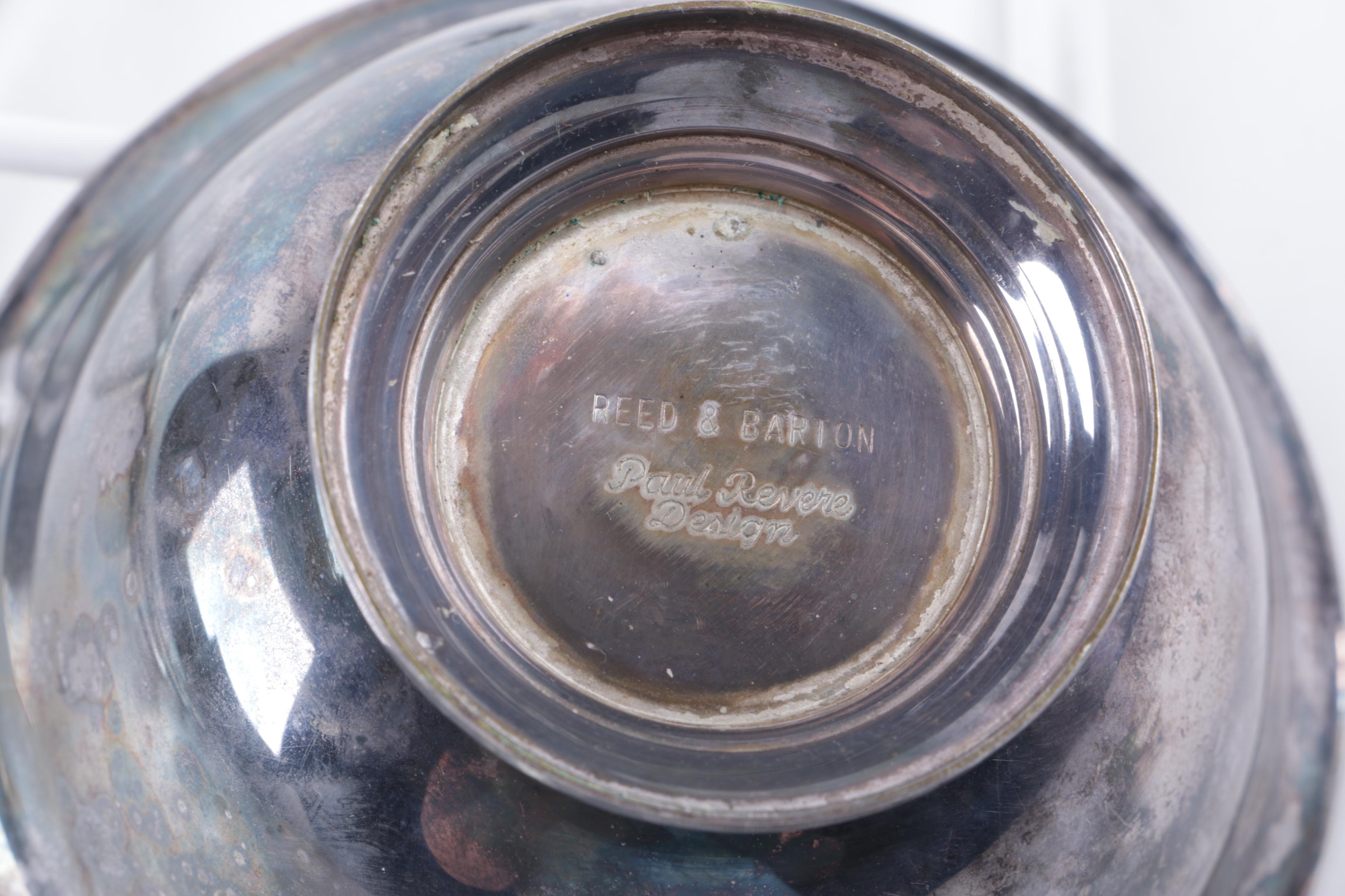 Assorted Silver Plate Serveware Featuring Reed & Barton