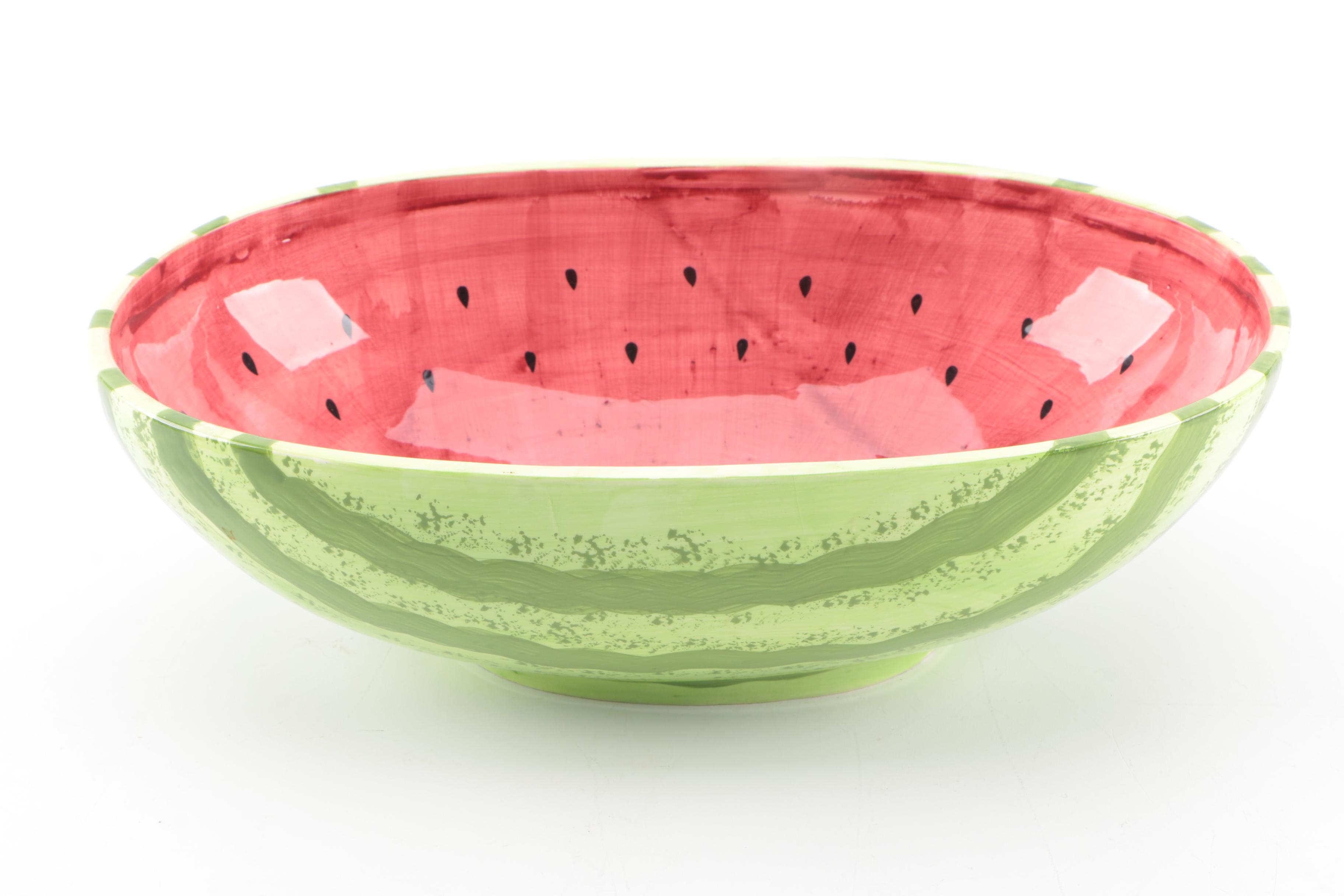 Assortment of Hand Painted Ceramic Tableware