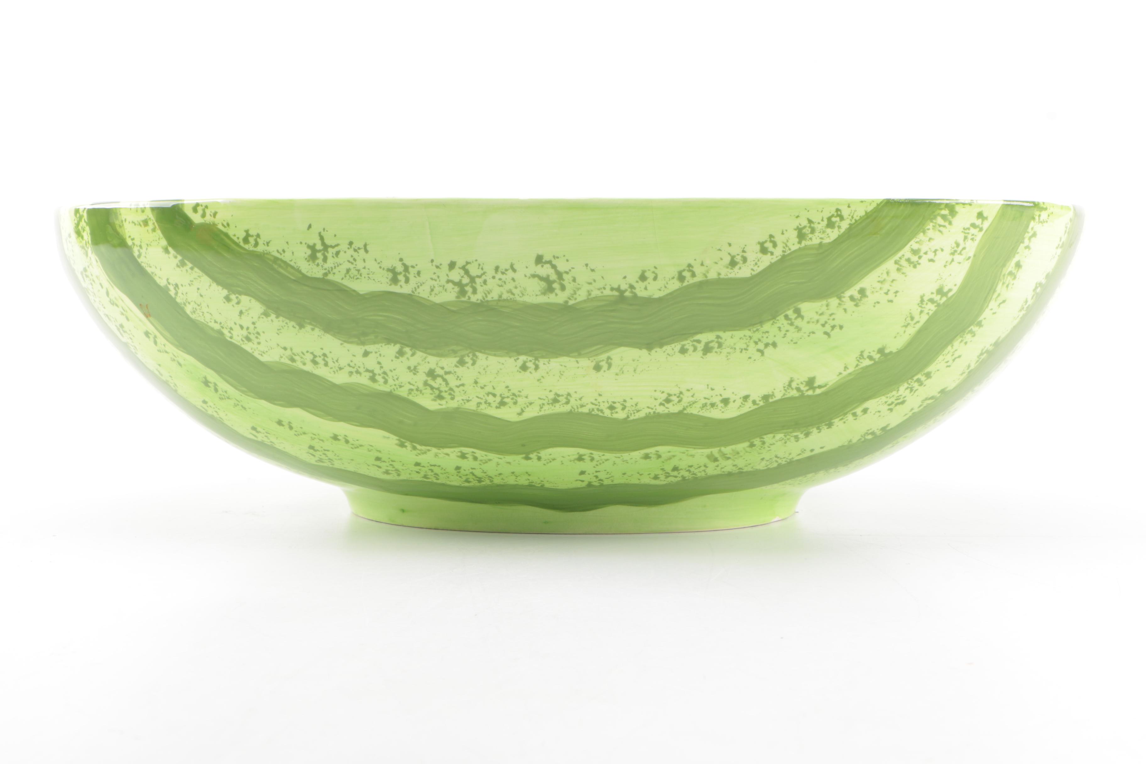 Assortment of Hand Painted Ceramic Tableware