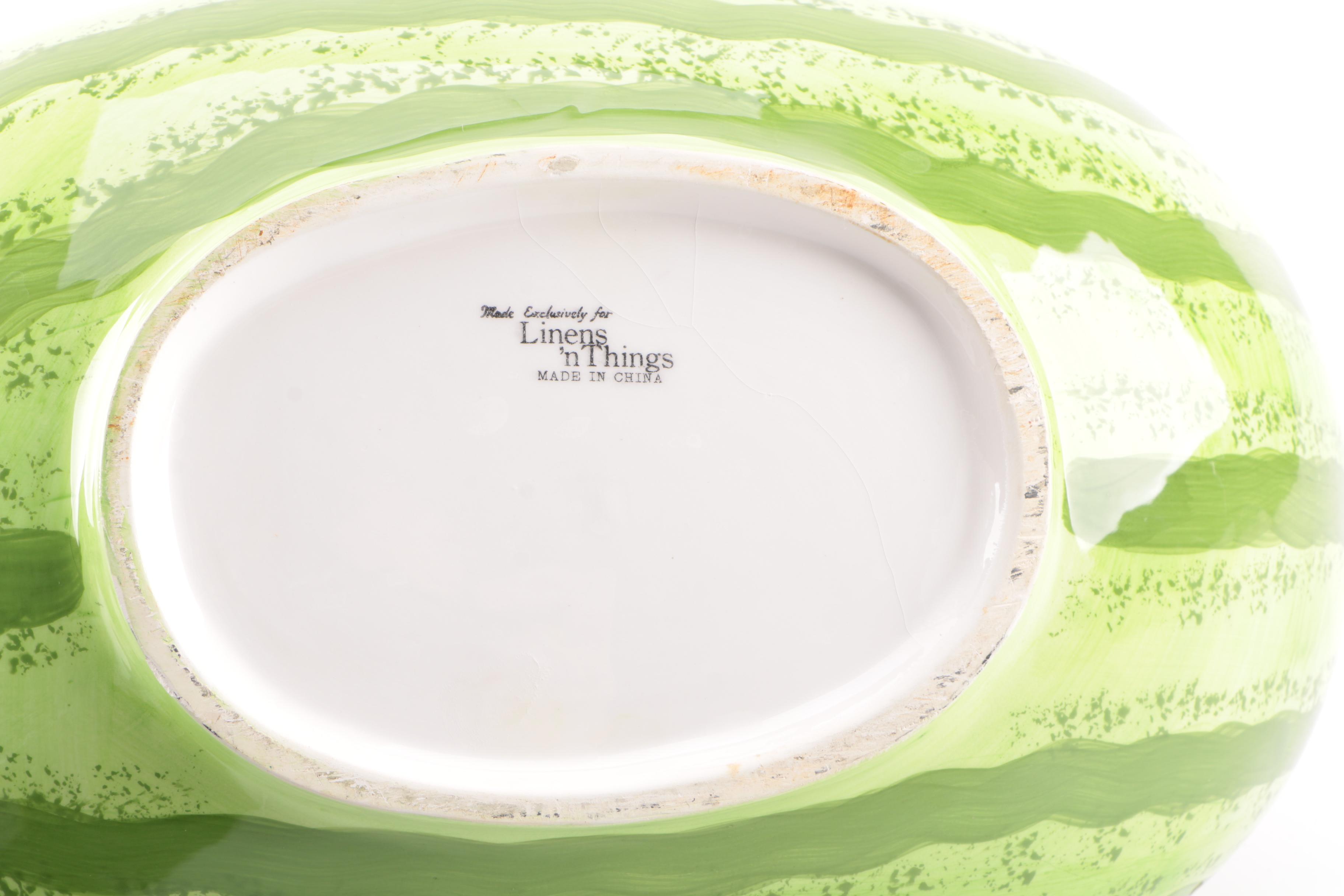 Assortment of Hand Painted Ceramic Tableware