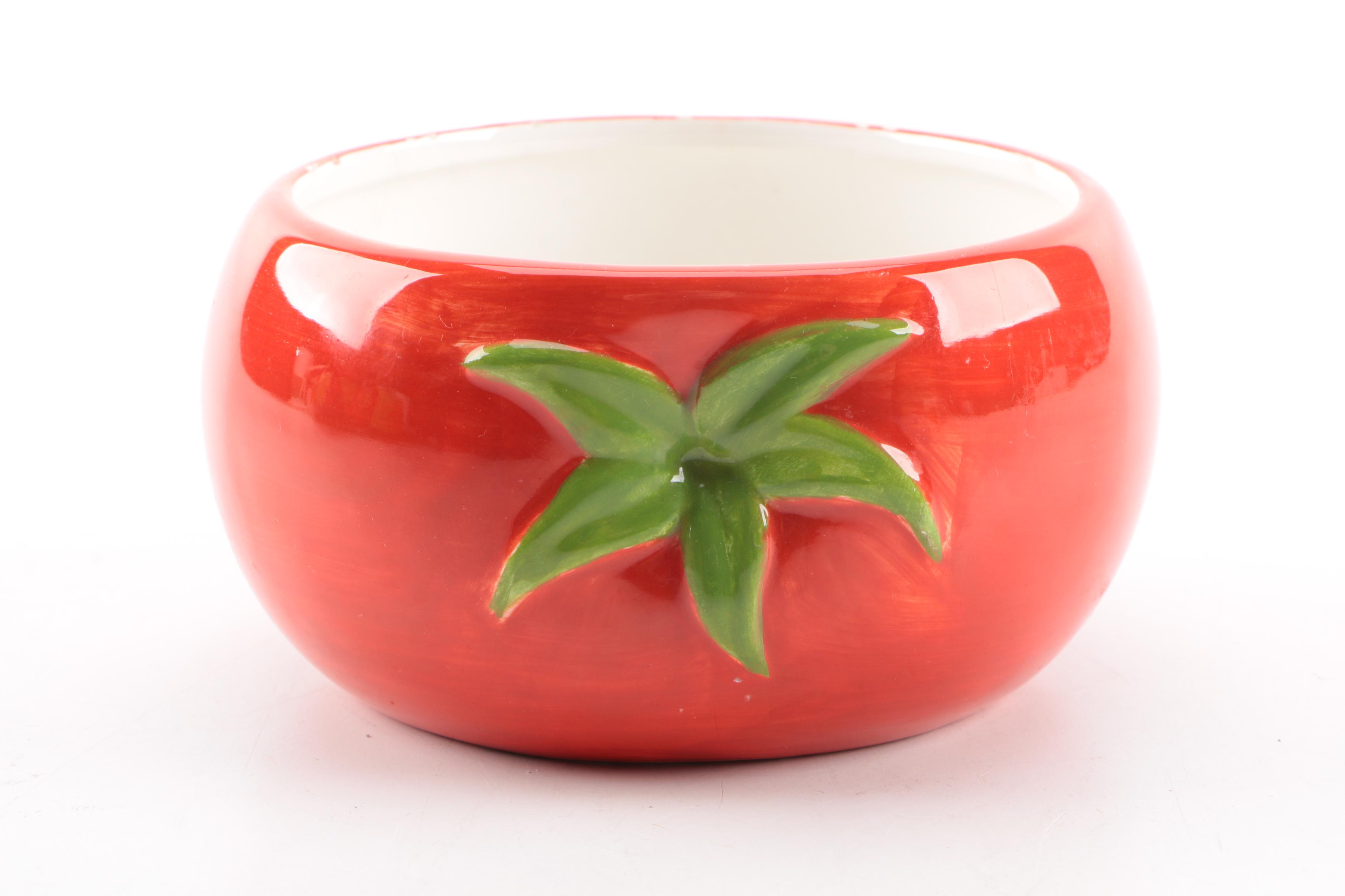 Assortment of Hand Painted Ceramic Tableware