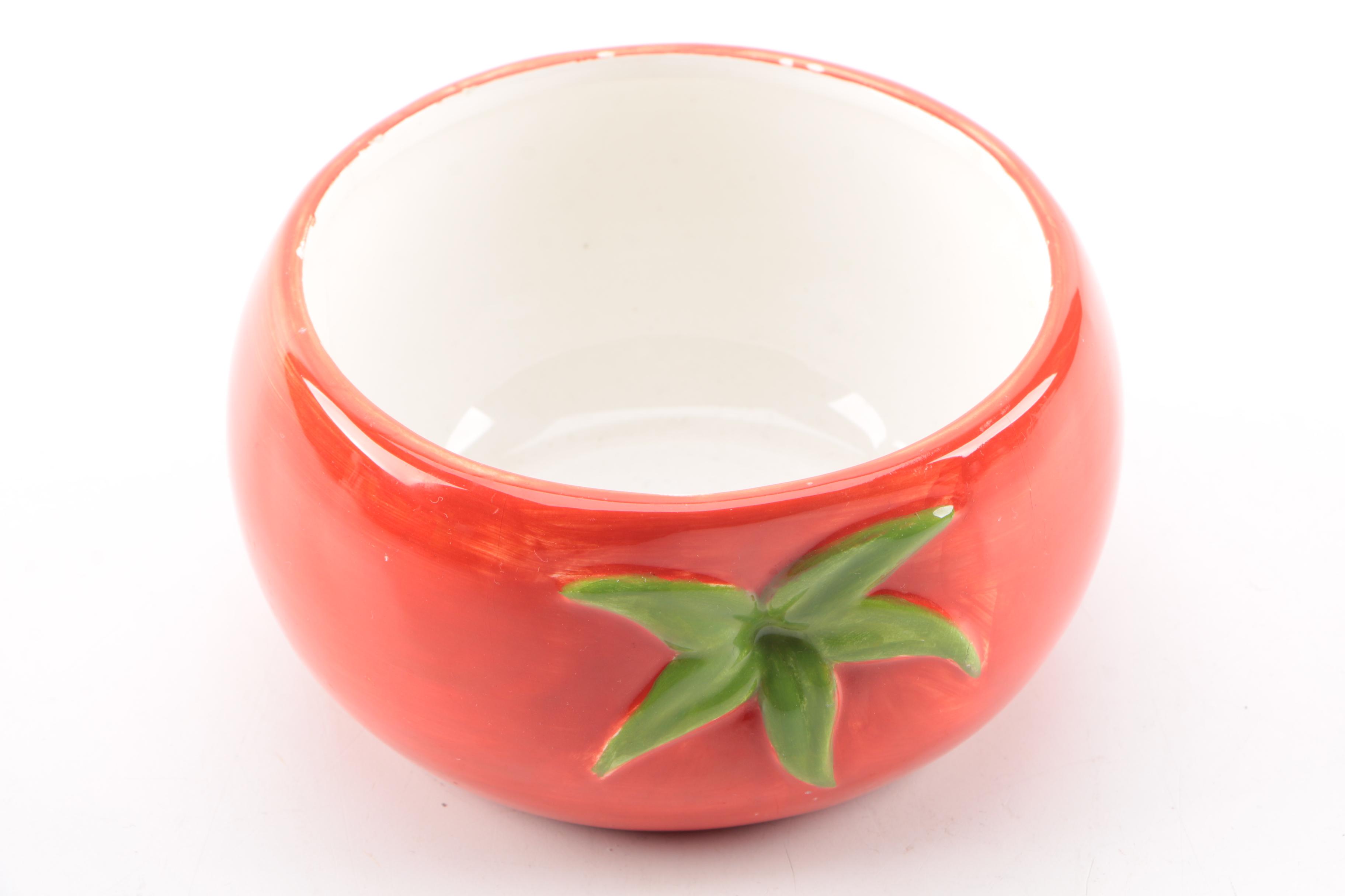 Assortment of Hand Painted Ceramic Tableware