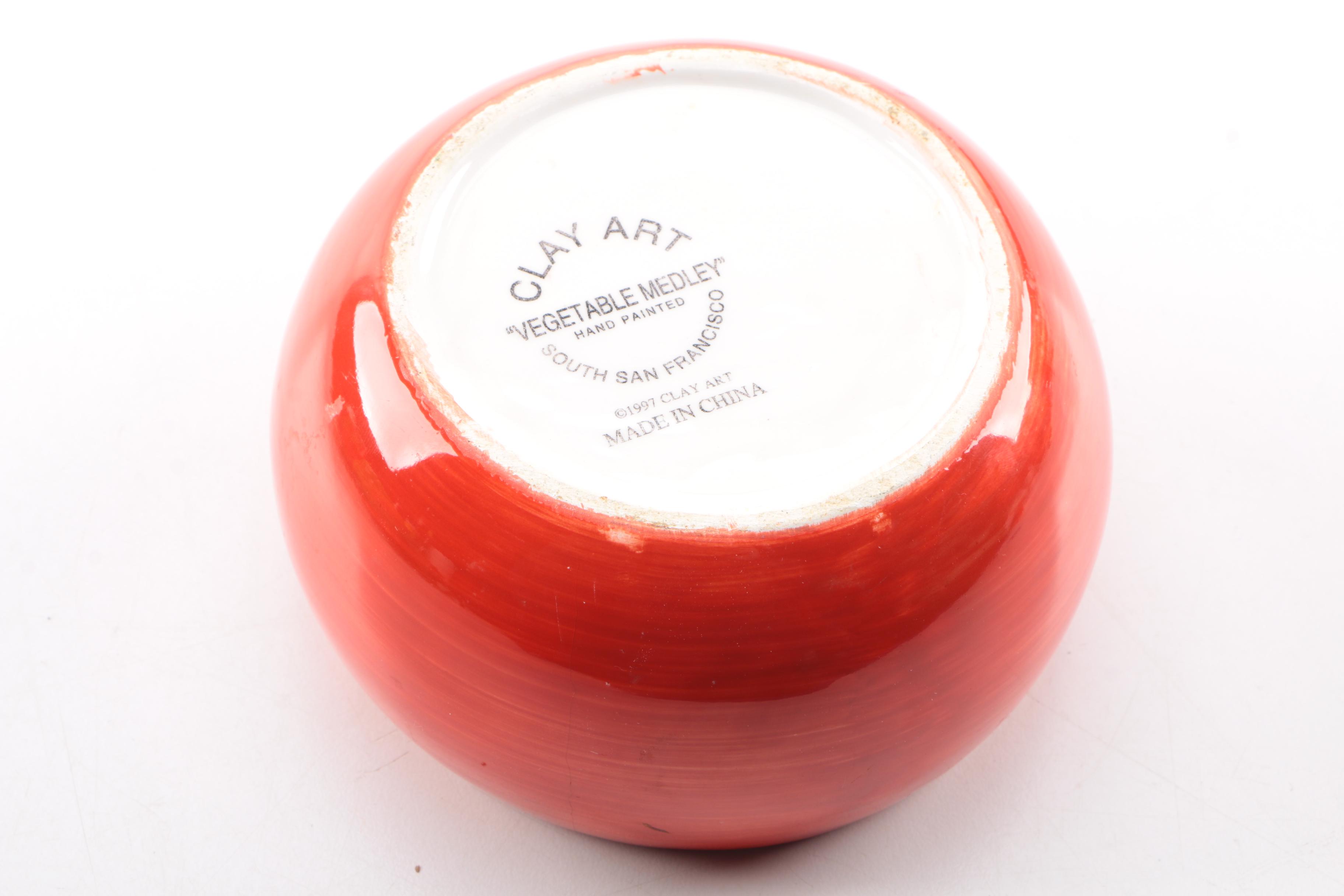 Assortment of Hand Painted Ceramic Tableware