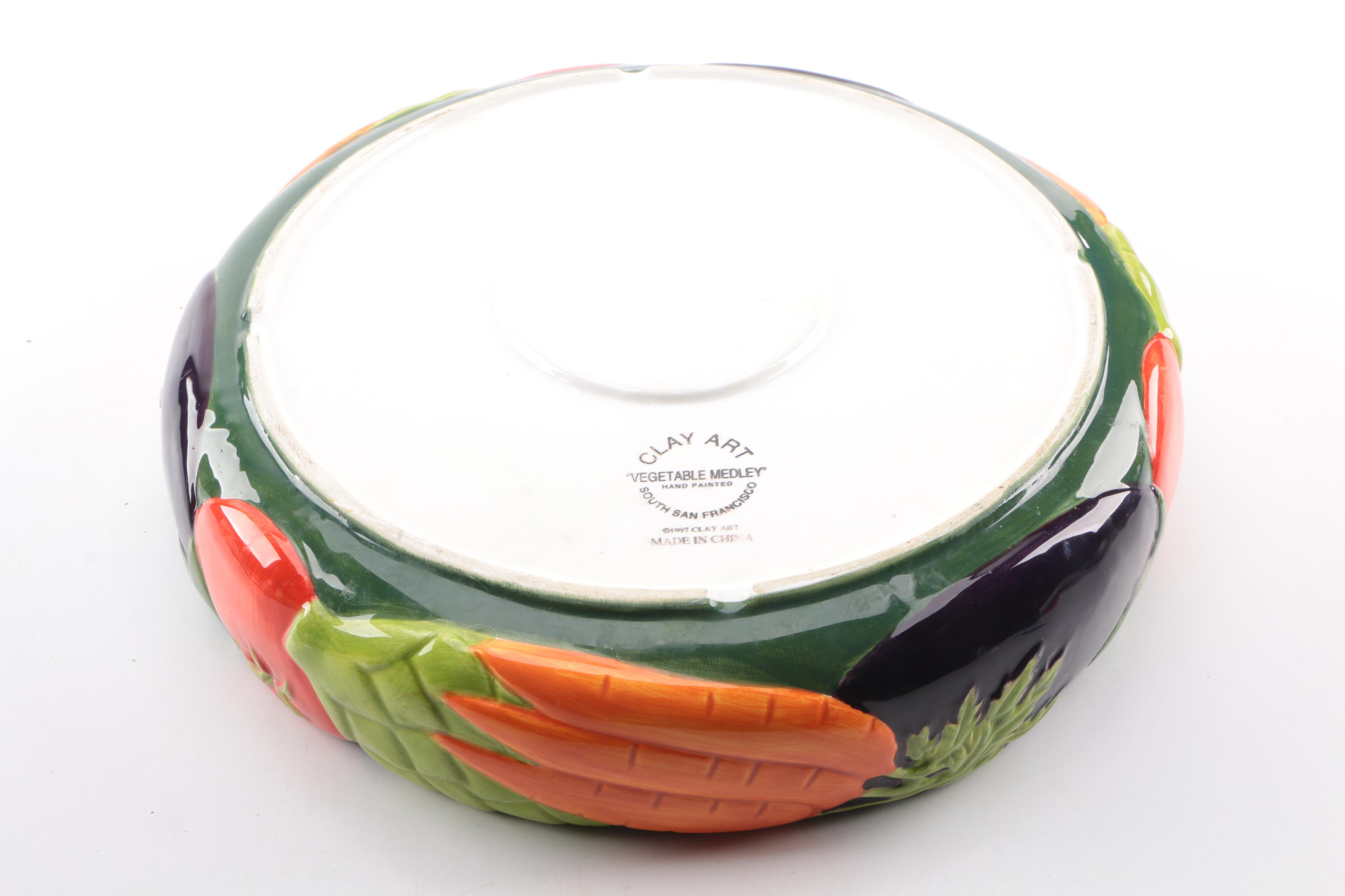 Assortment of Hand Painted Ceramic Tableware