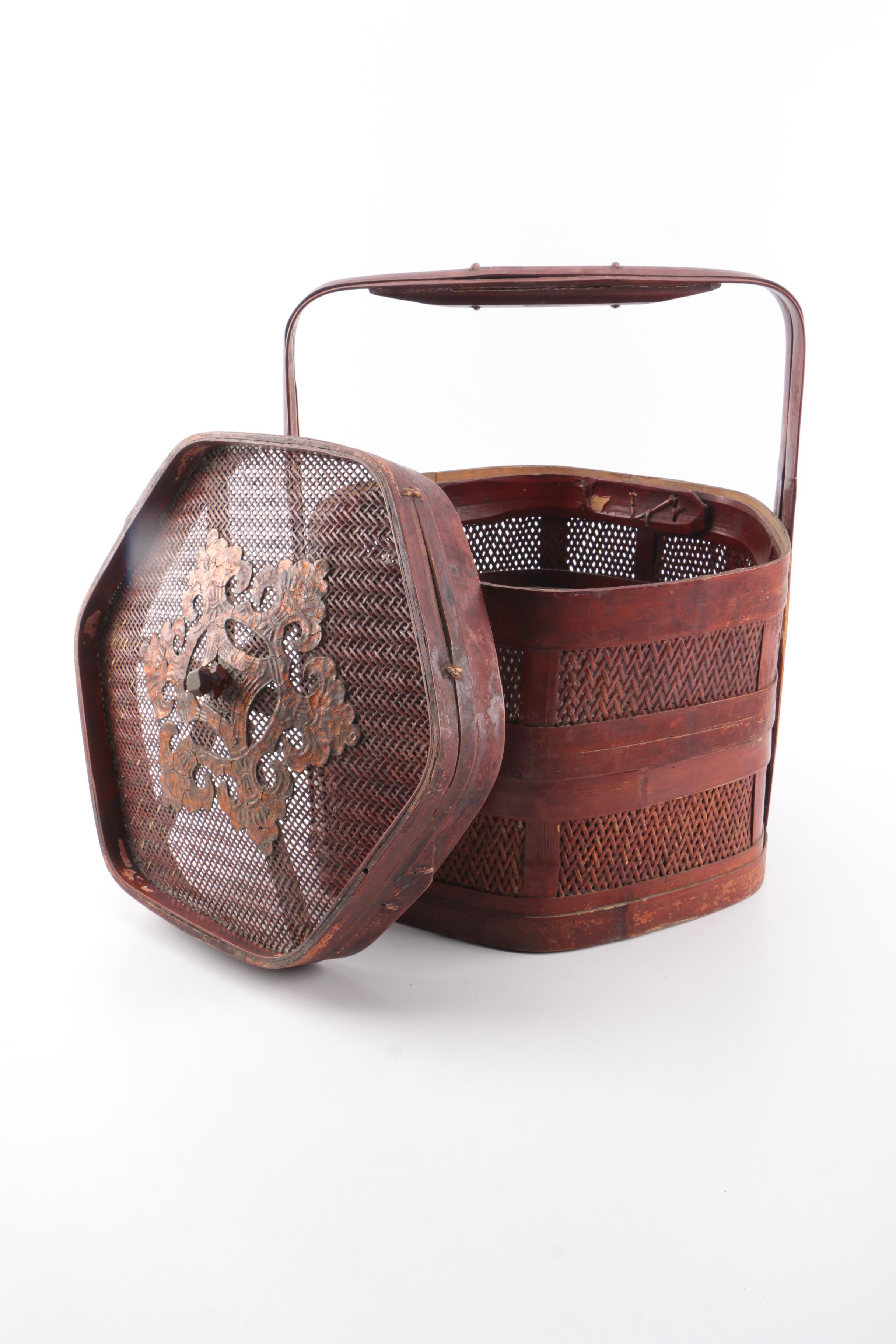 Vintage Chinese Wedding Basket