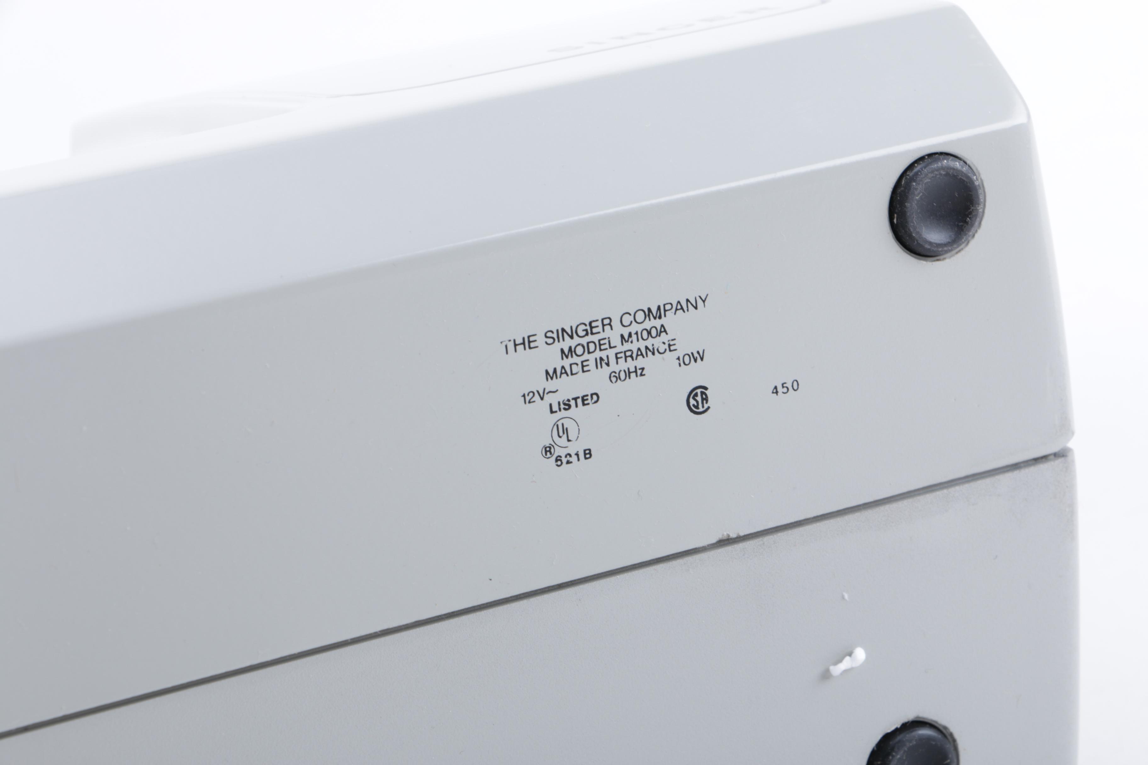 Assorted Sewing Equipment Including Singer