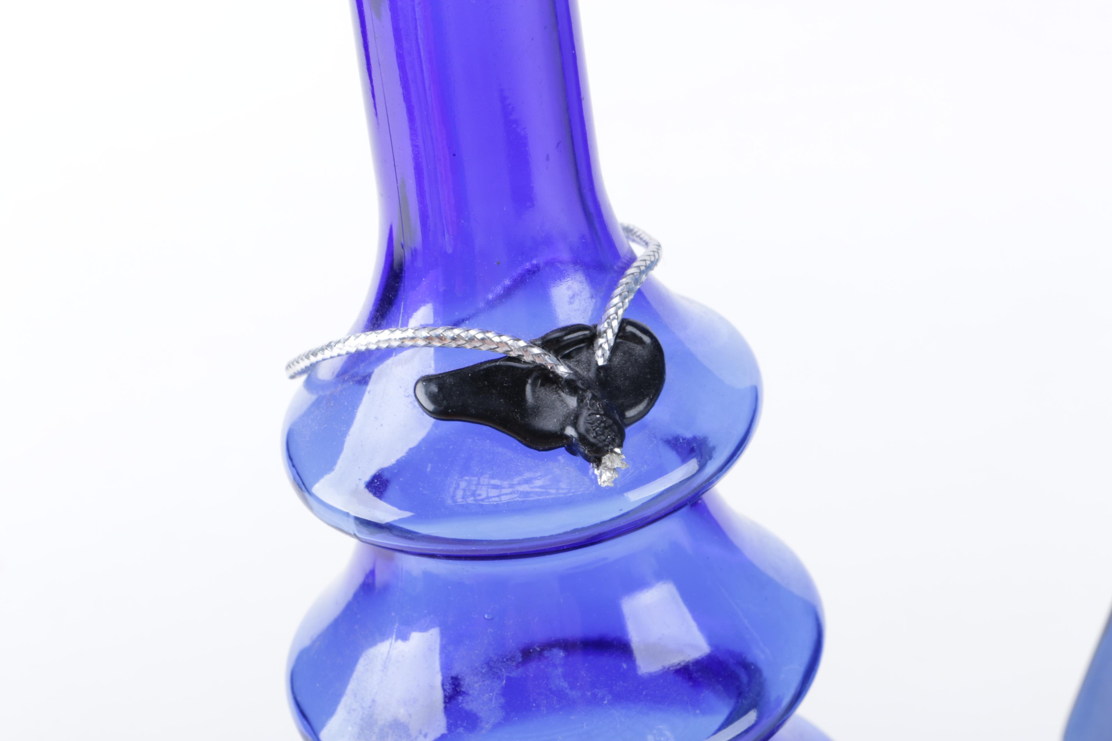 Assorted Glass Decanters and Bottles