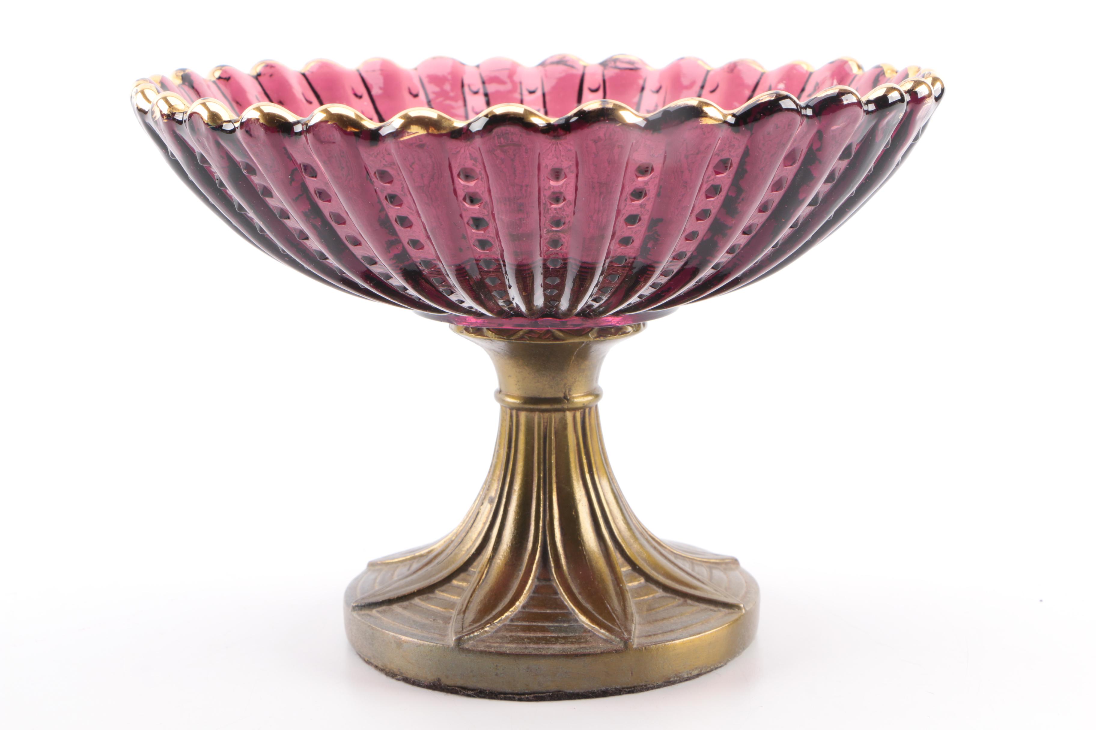 Pressed Glass Candy Bowls