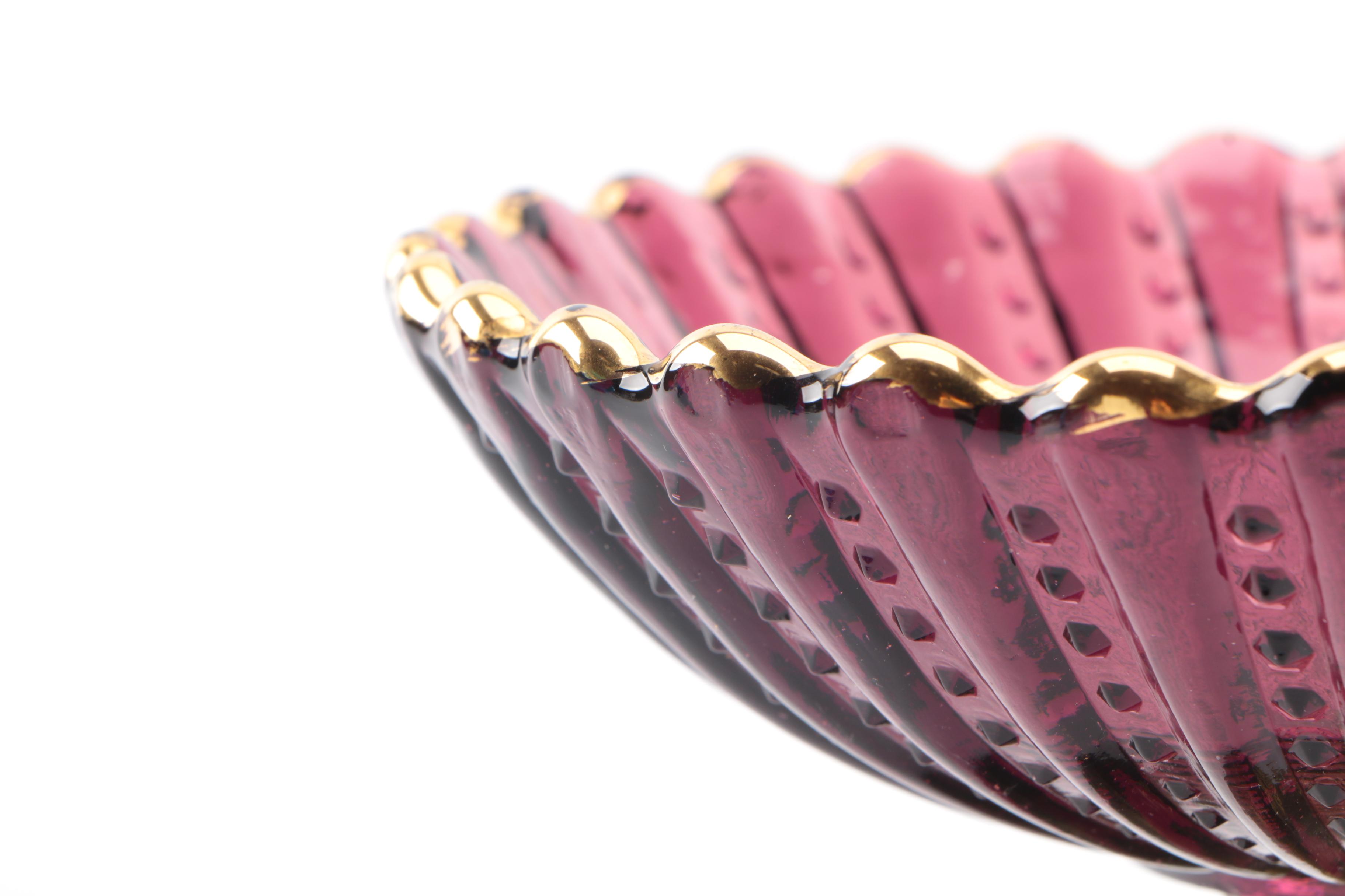 Pressed Glass Candy Bowls