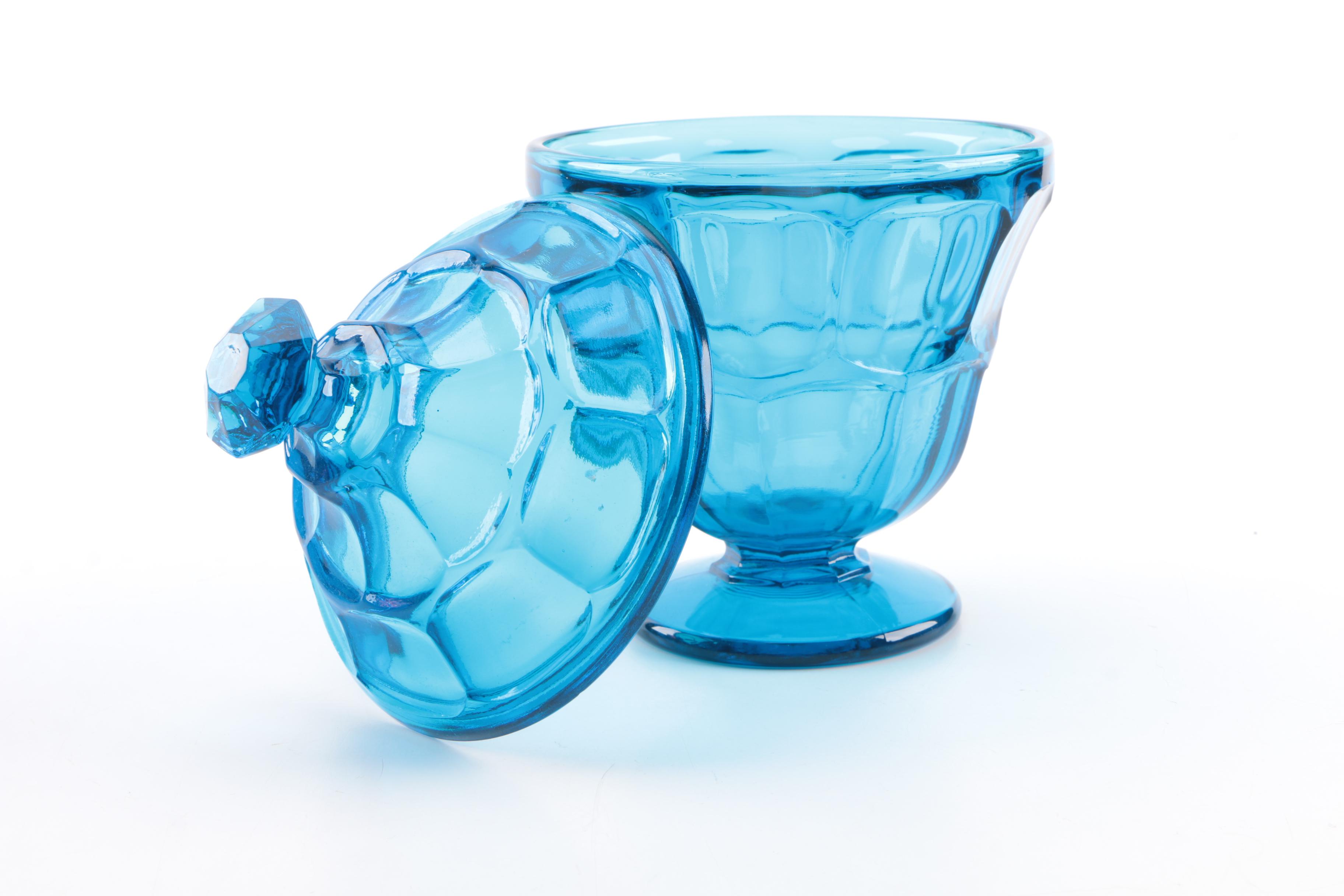Pressed Glass Candy Bowls