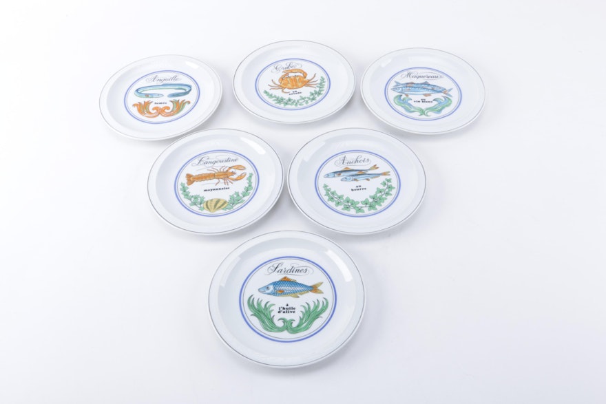 The Toscany Collection Porcelain "Sushi" Plates