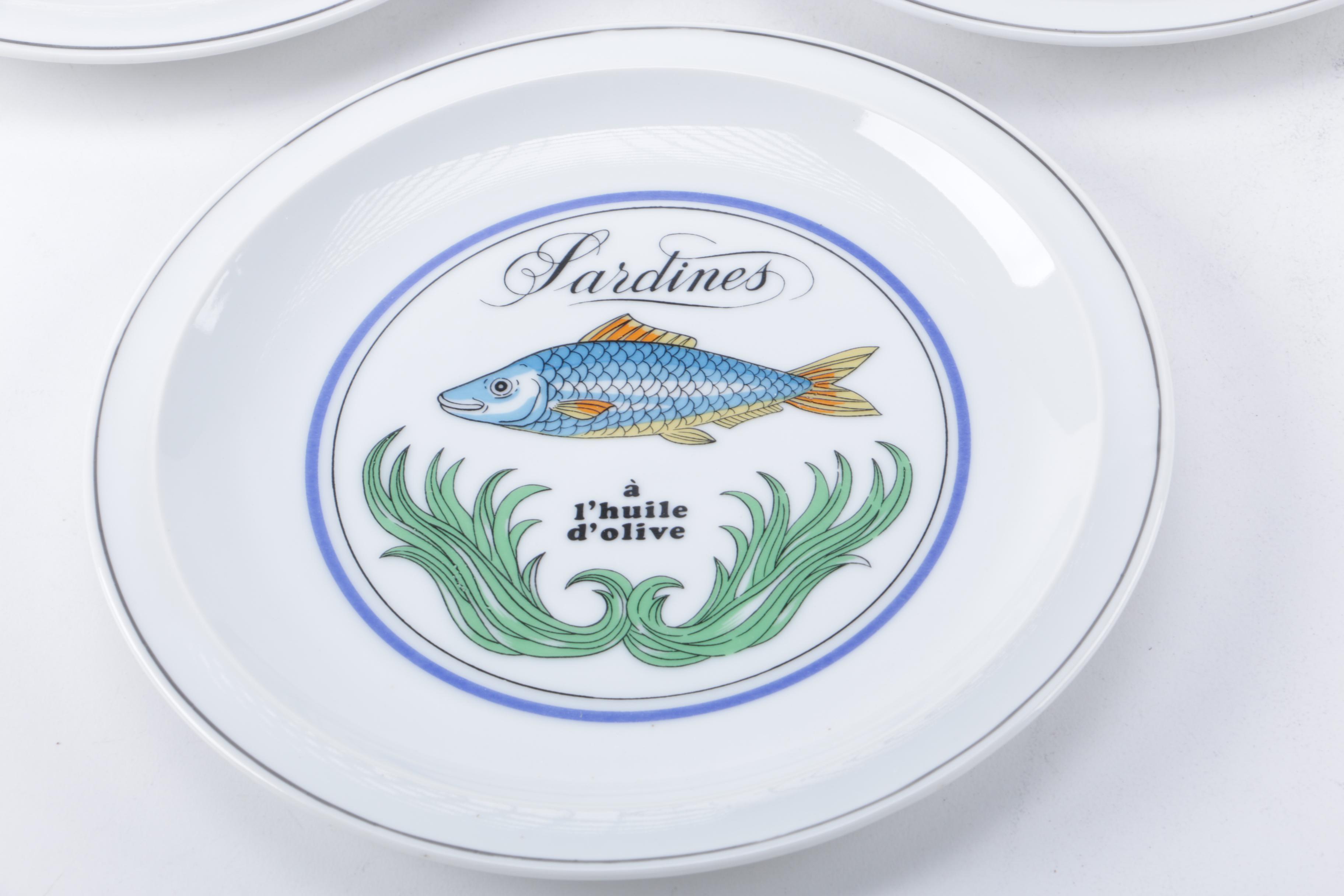 The Toscany Collection Porcelain "Sushi" Plates