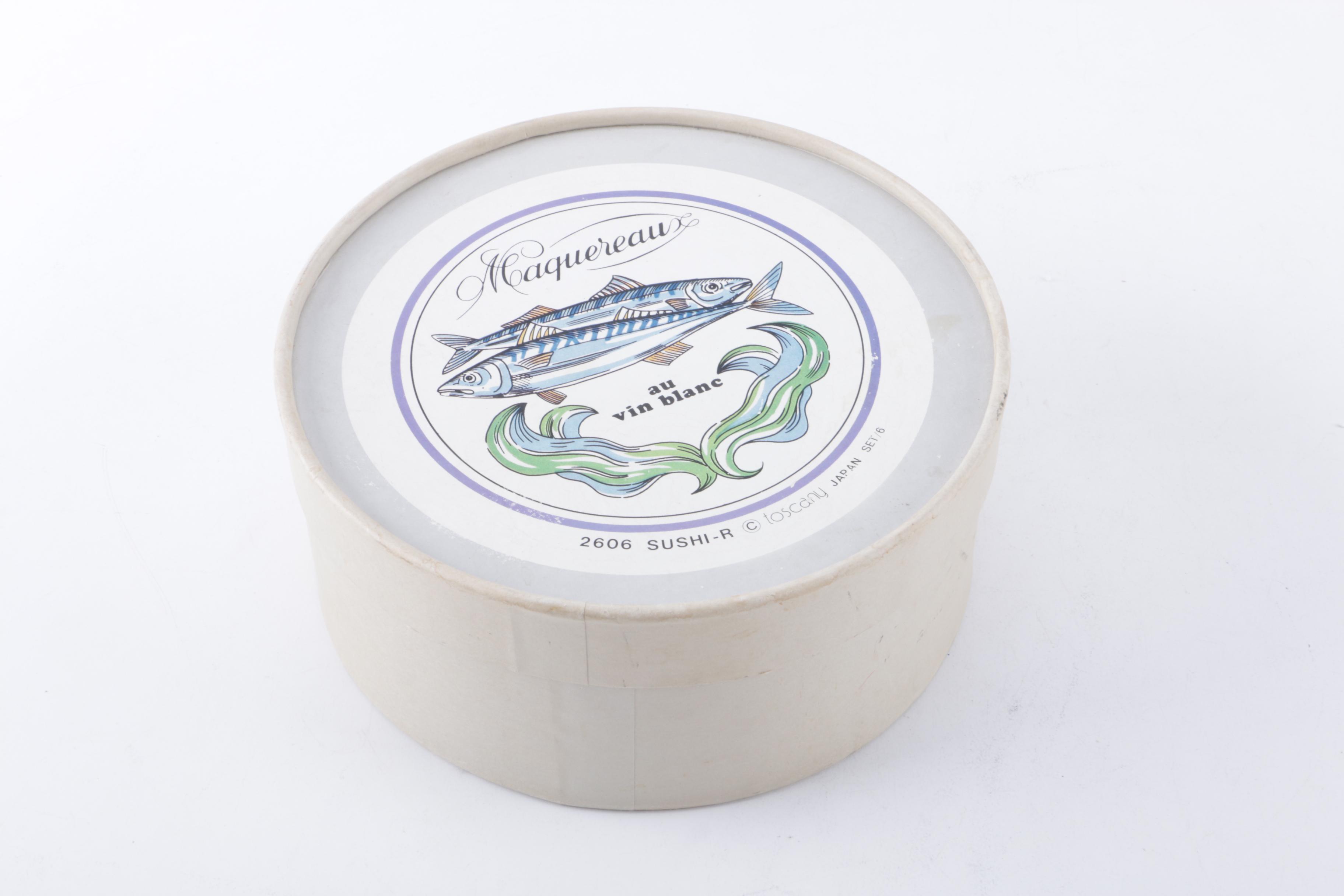 The Toscany Collection Porcelain "Sushi" Plates