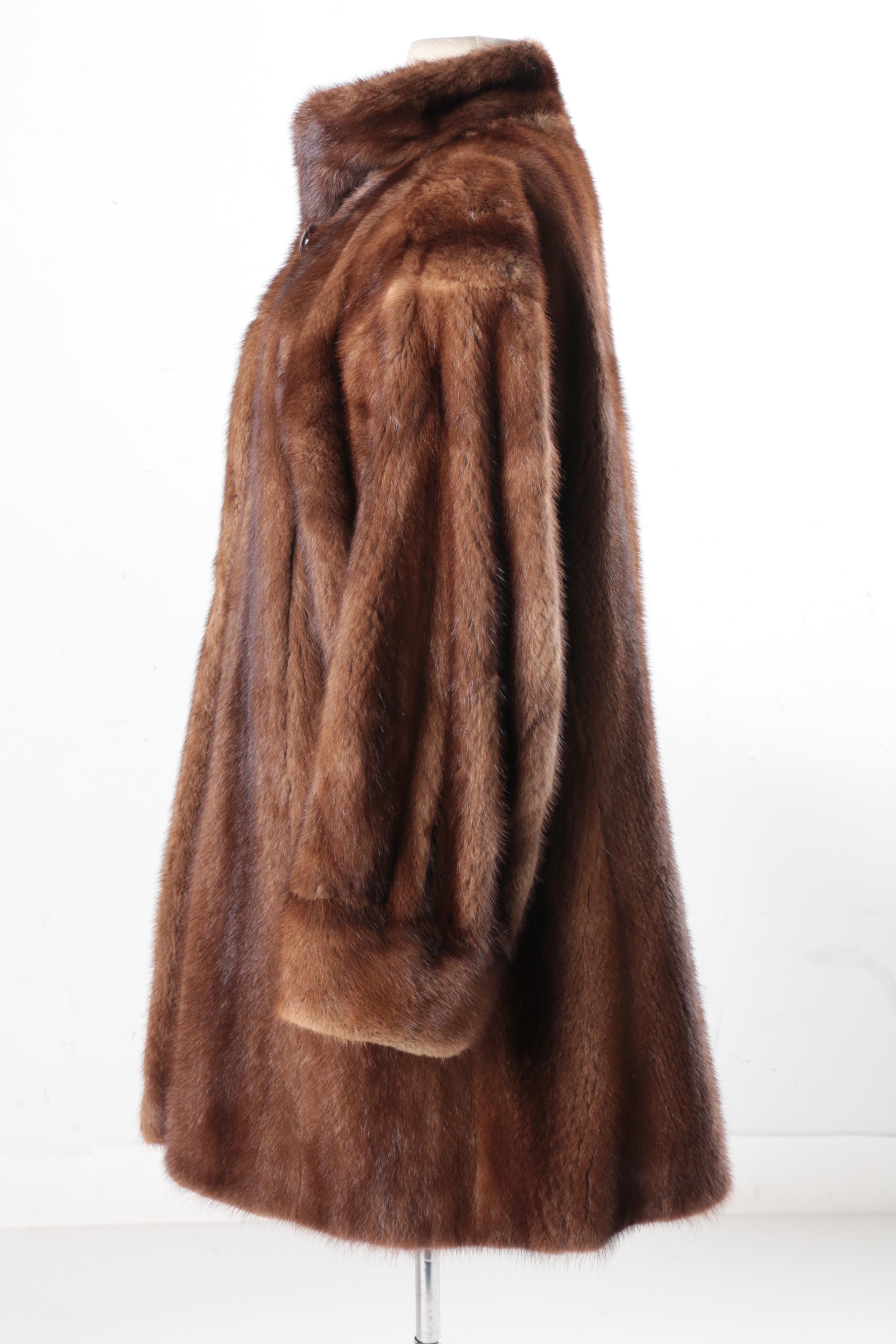 Vintage Yves Saint Laurent Saga Mink Fur Coat