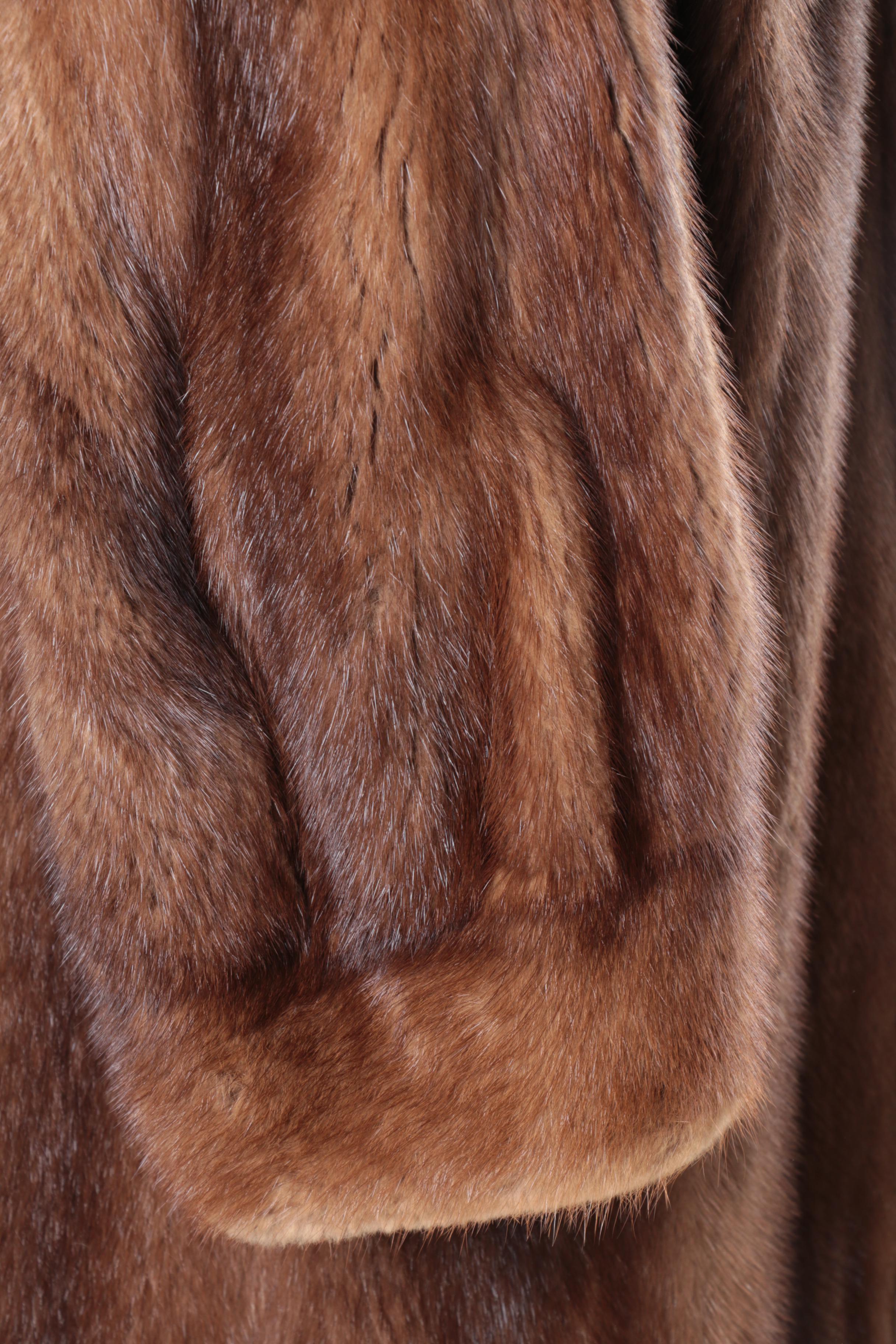 Vintage Yves Saint Laurent Saga Mink Fur Coat