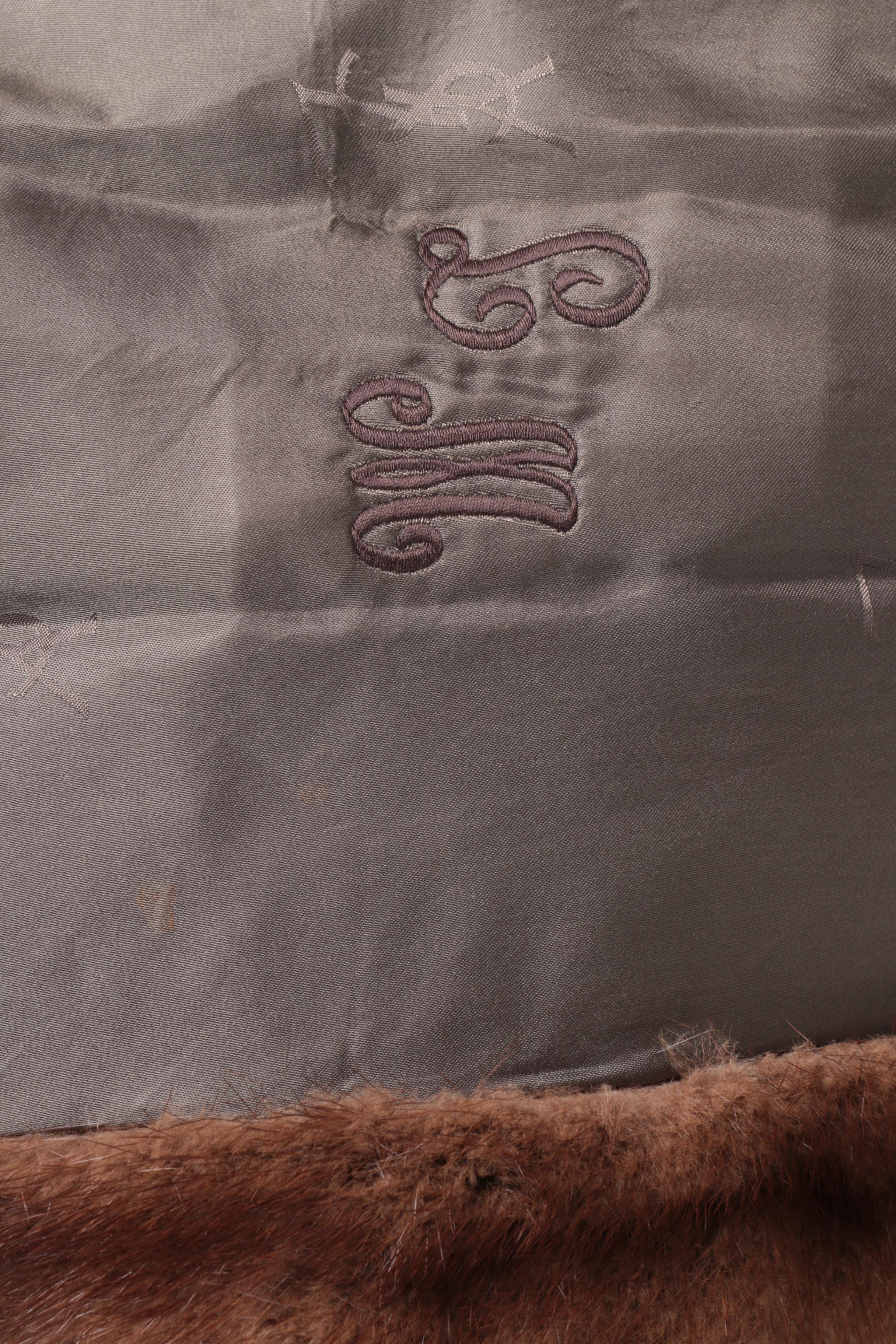 Vintage Yves Saint Laurent Saga Mink Fur Coat