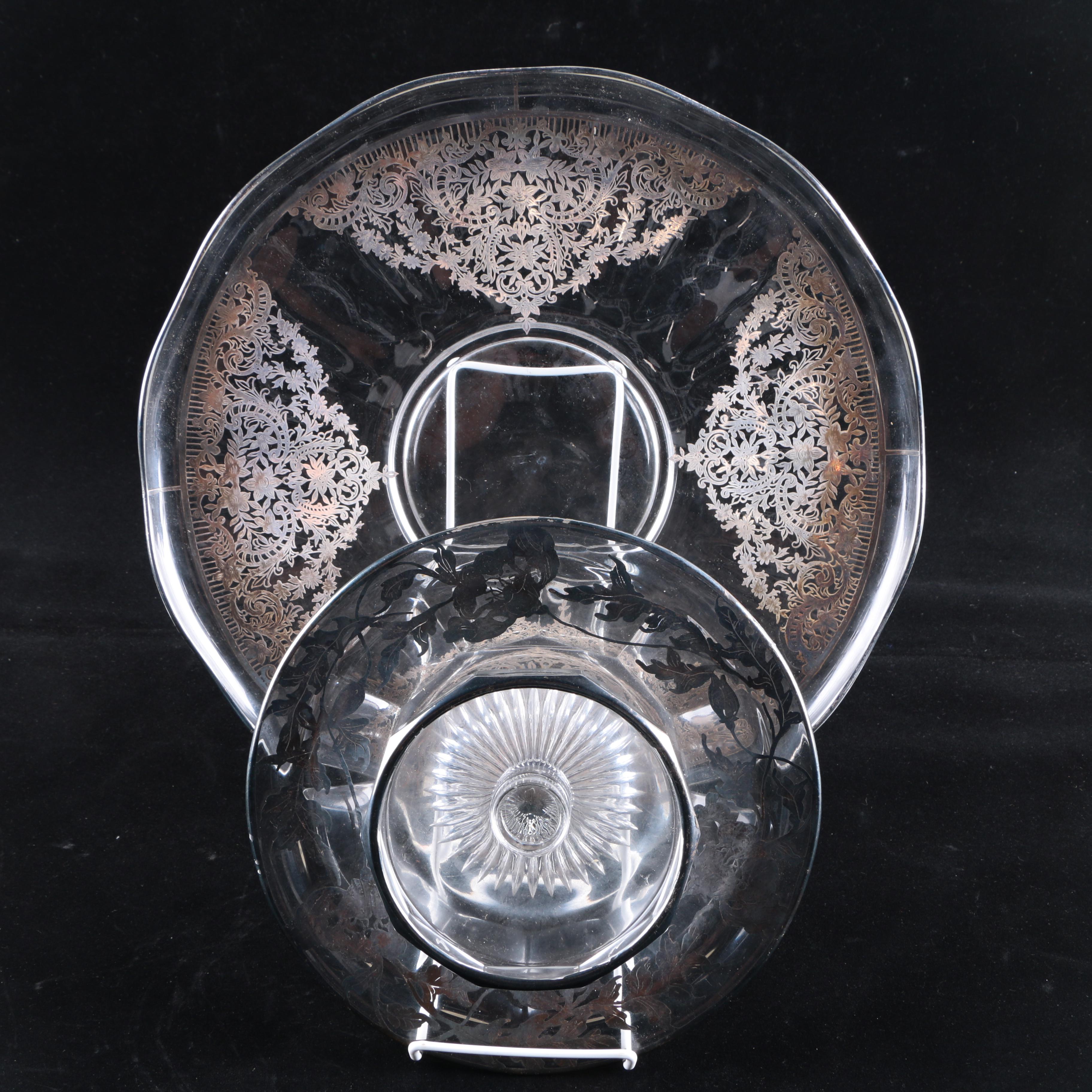 Vintage Glass Serving Pieces