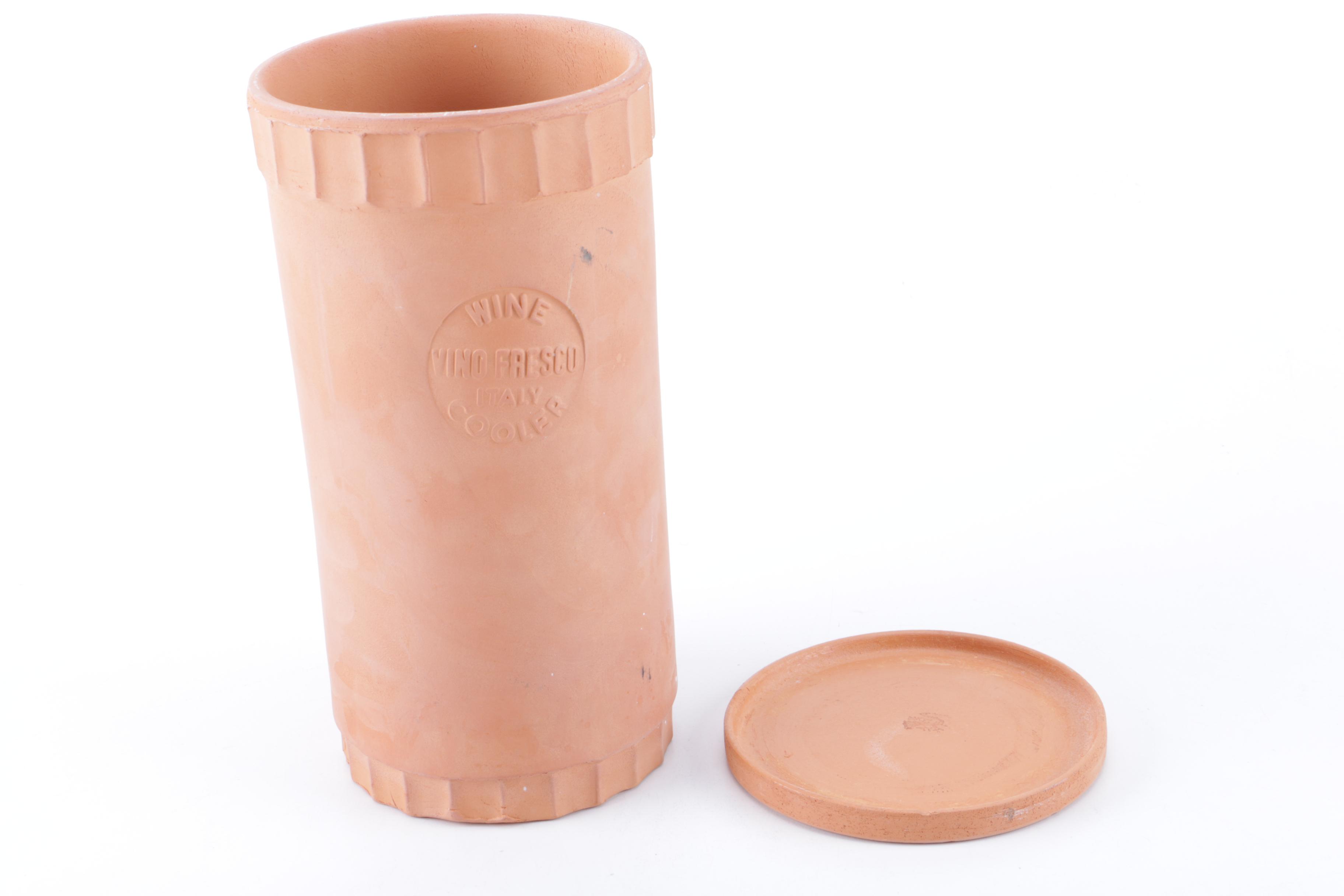 Terracotta Wine Cooler and Romertopf Covered Baker