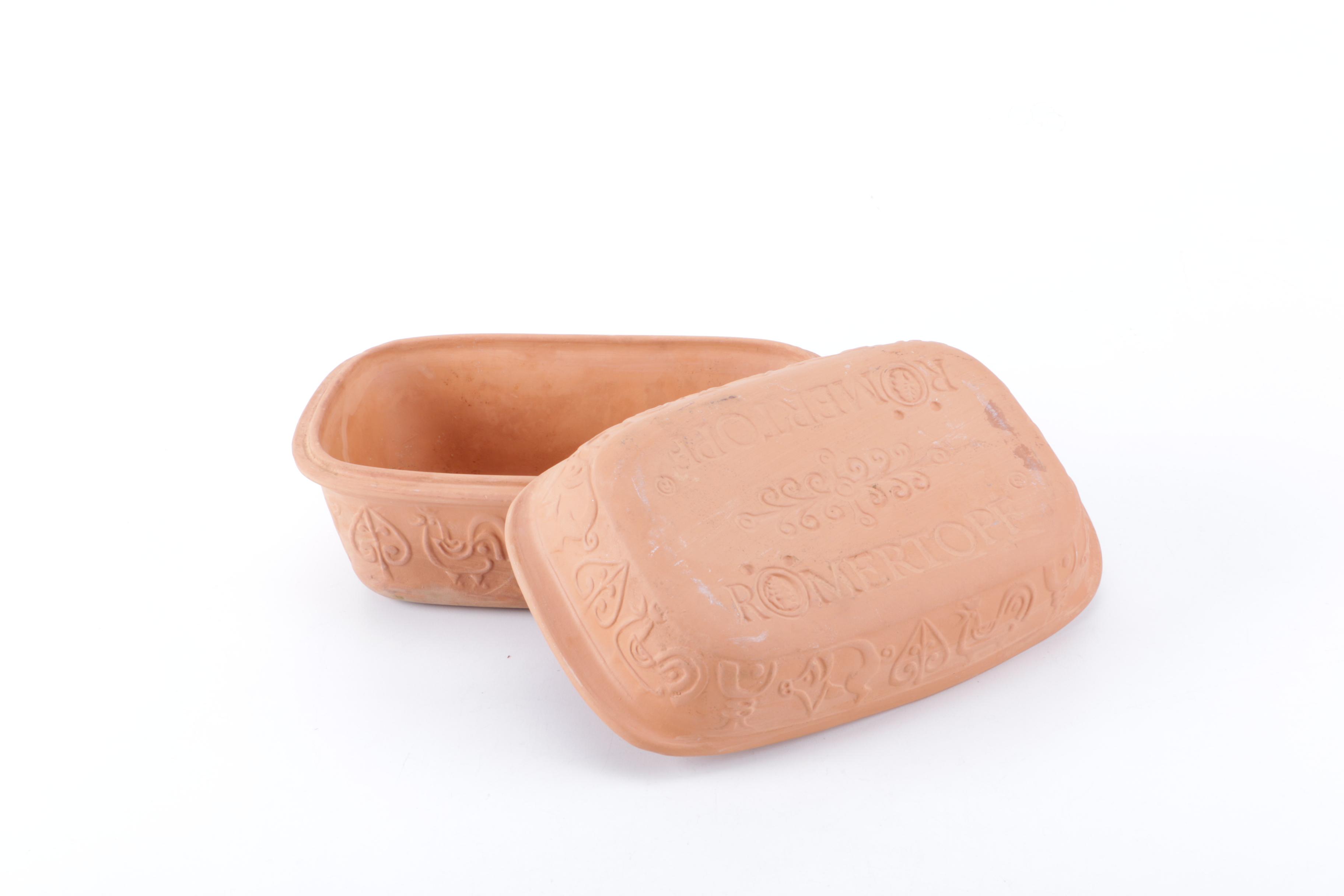 Terracotta Wine Cooler and Romertopf Covered Baker