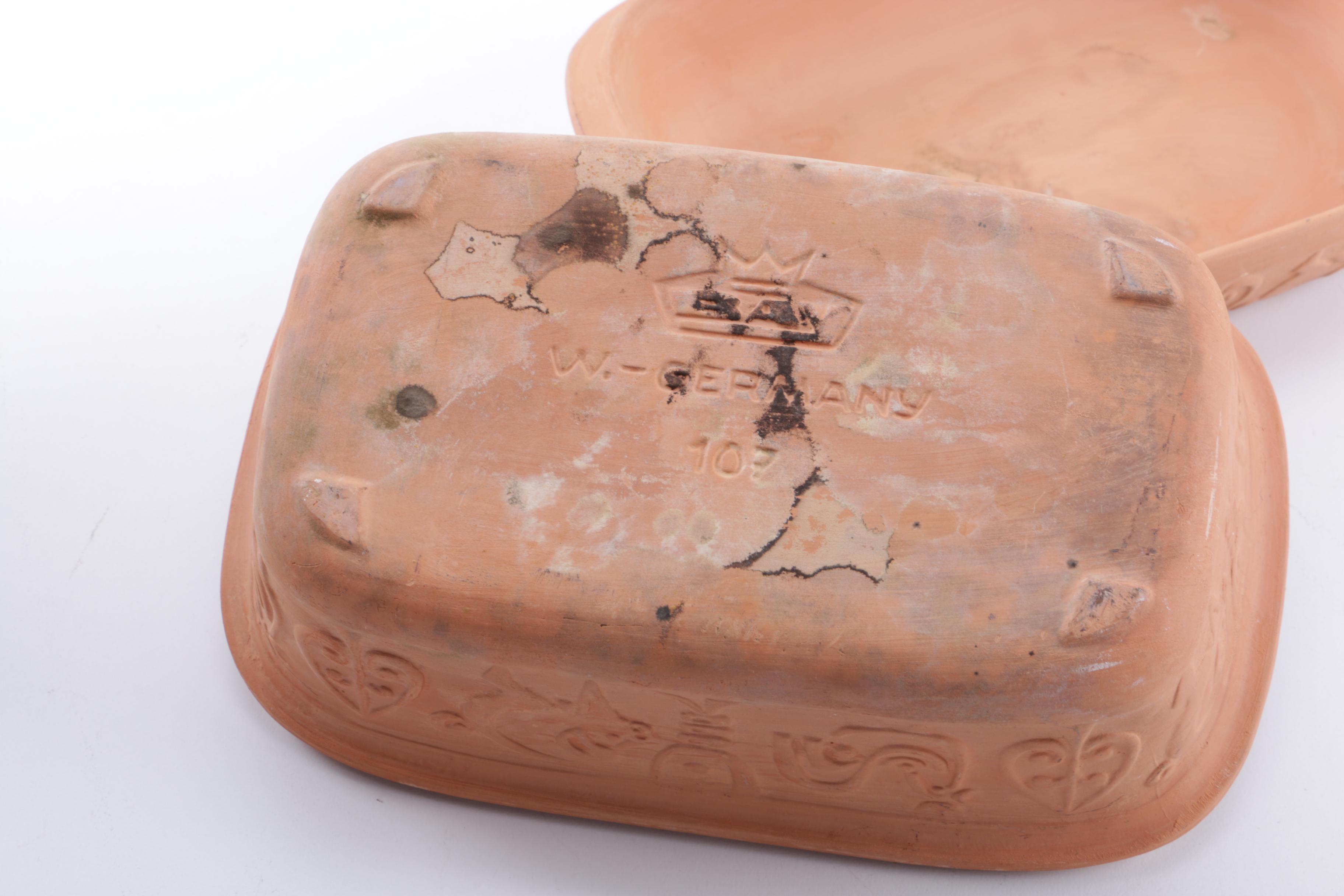 Terracotta Wine Cooler and Romertopf Covered Baker