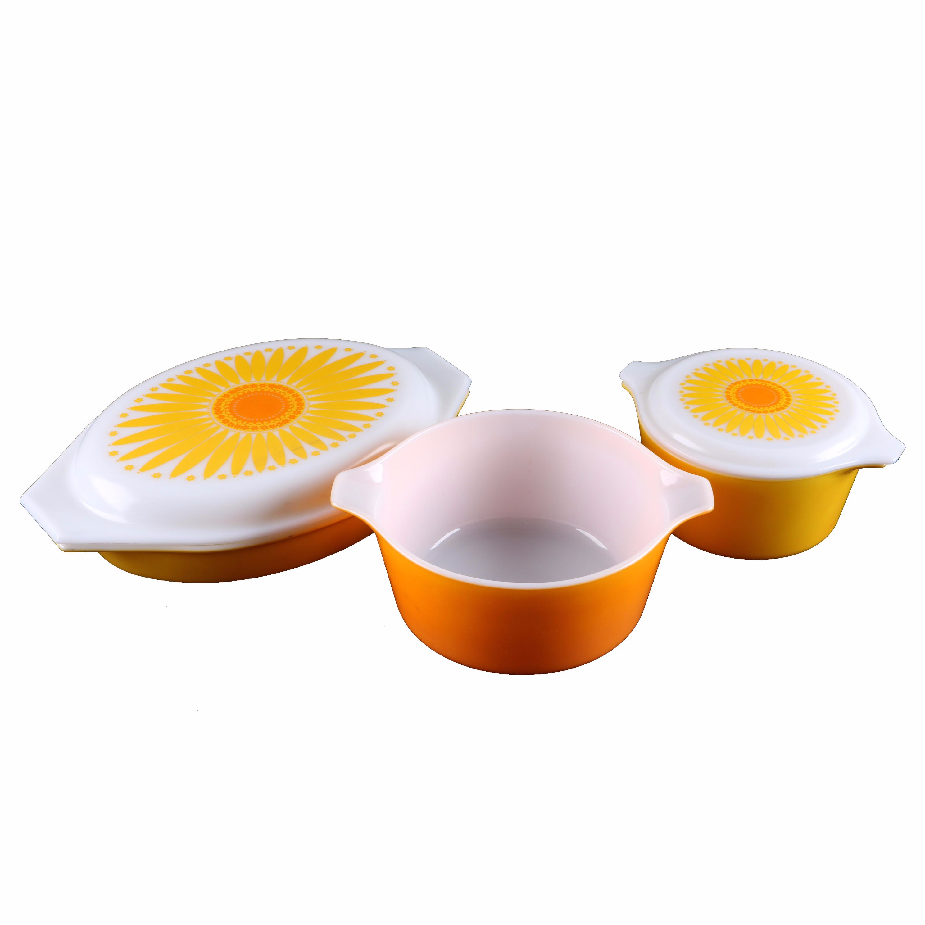Pyrex "Daisy" Glass Dishes