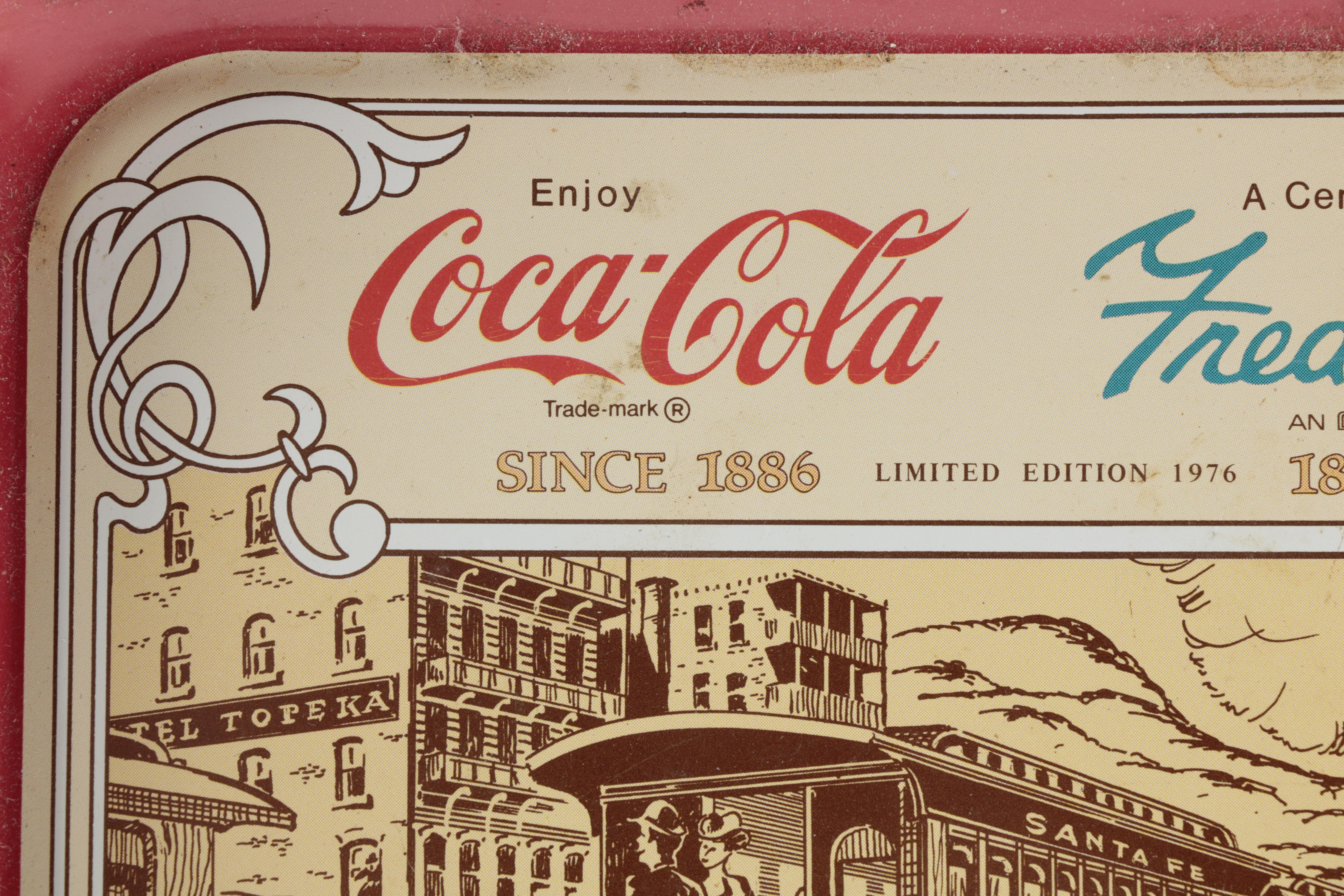 Limited Edition "Harvey Girl" Coca-Cola Tray