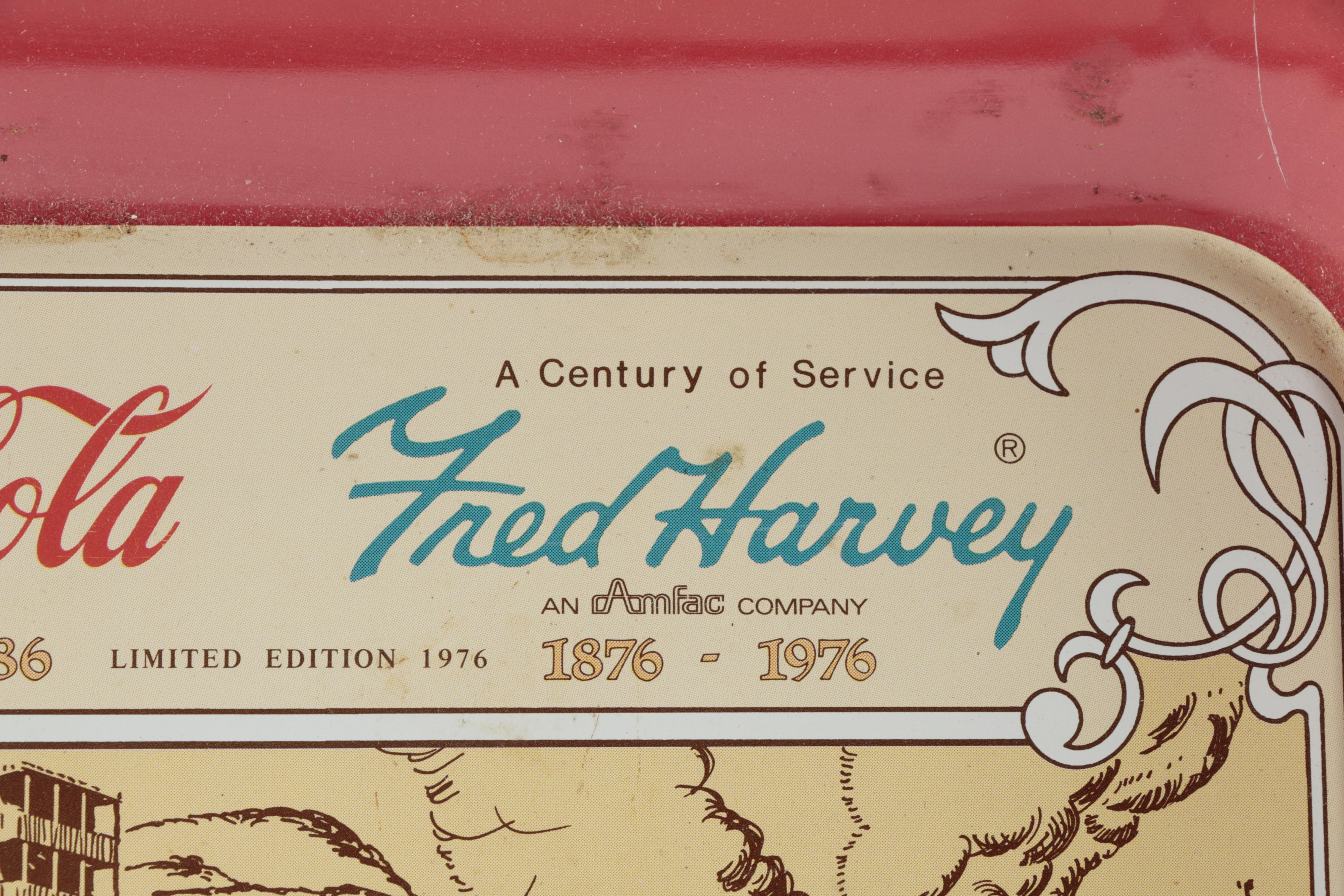 Limited Edition "Harvey Girl" Coca-Cola Tray