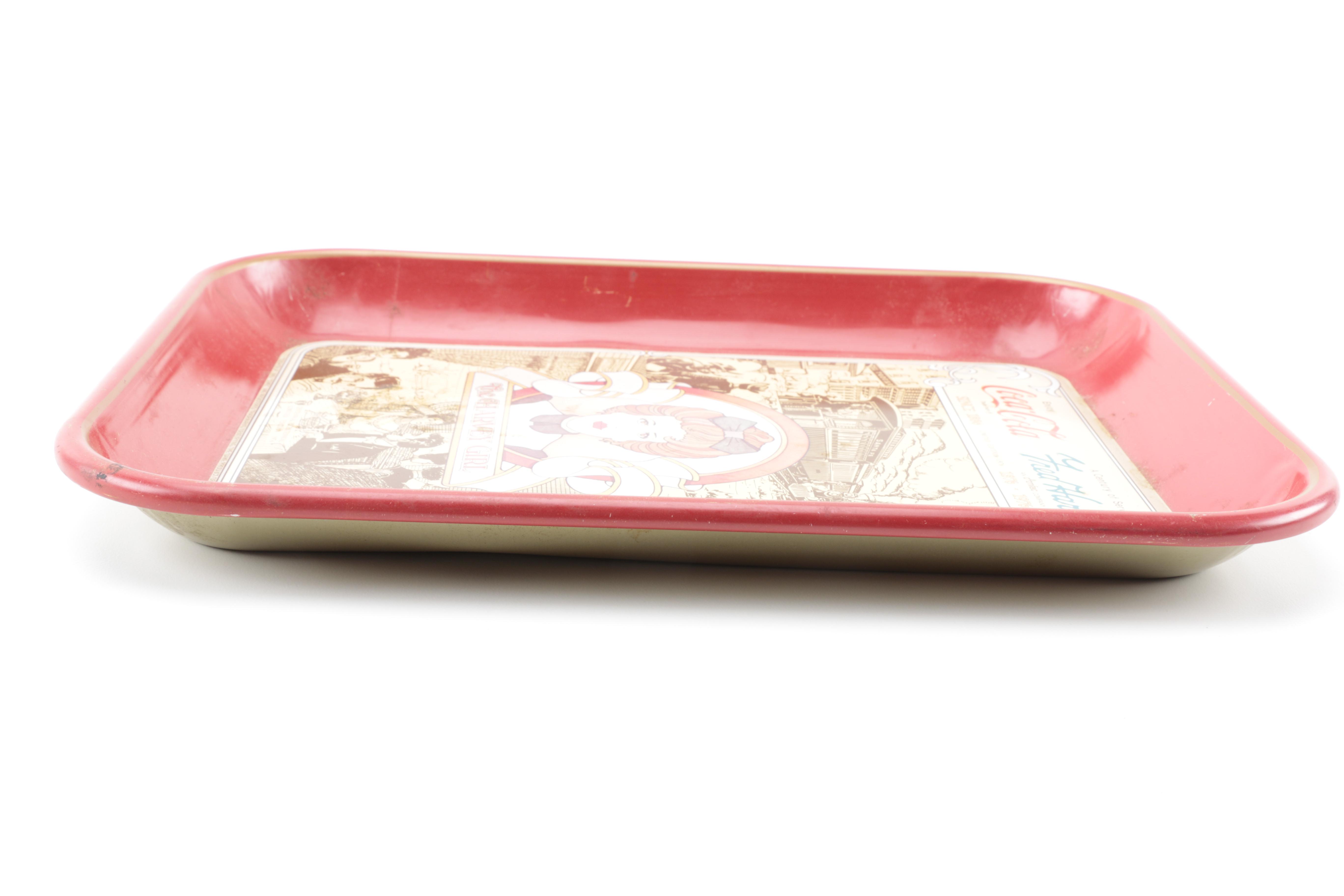 Limited Edition "Harvey Girl" Coca-Cola Tray