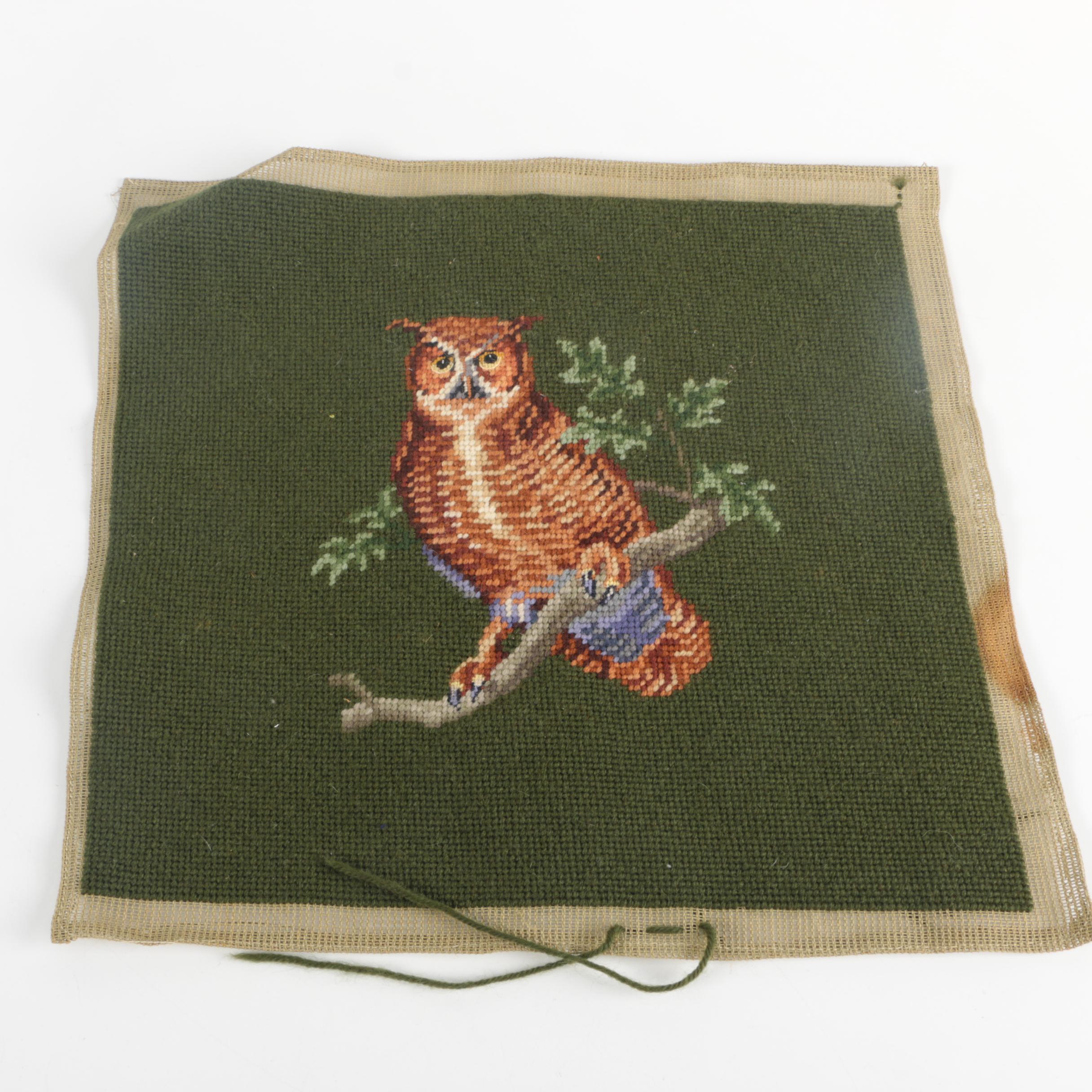 Vintage Needlepoint Samples and Kits