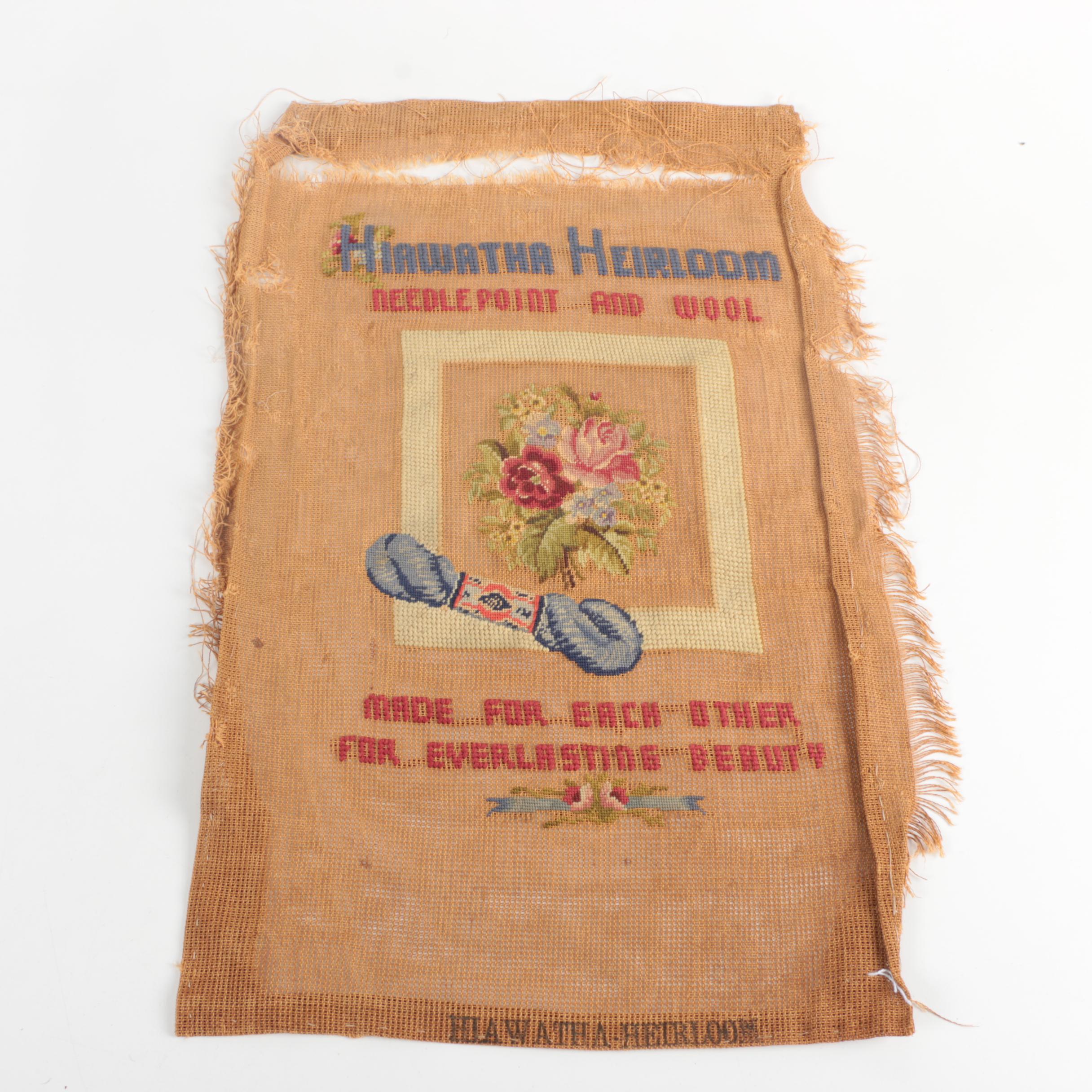 Vintage Needlepoint Samples and Kits