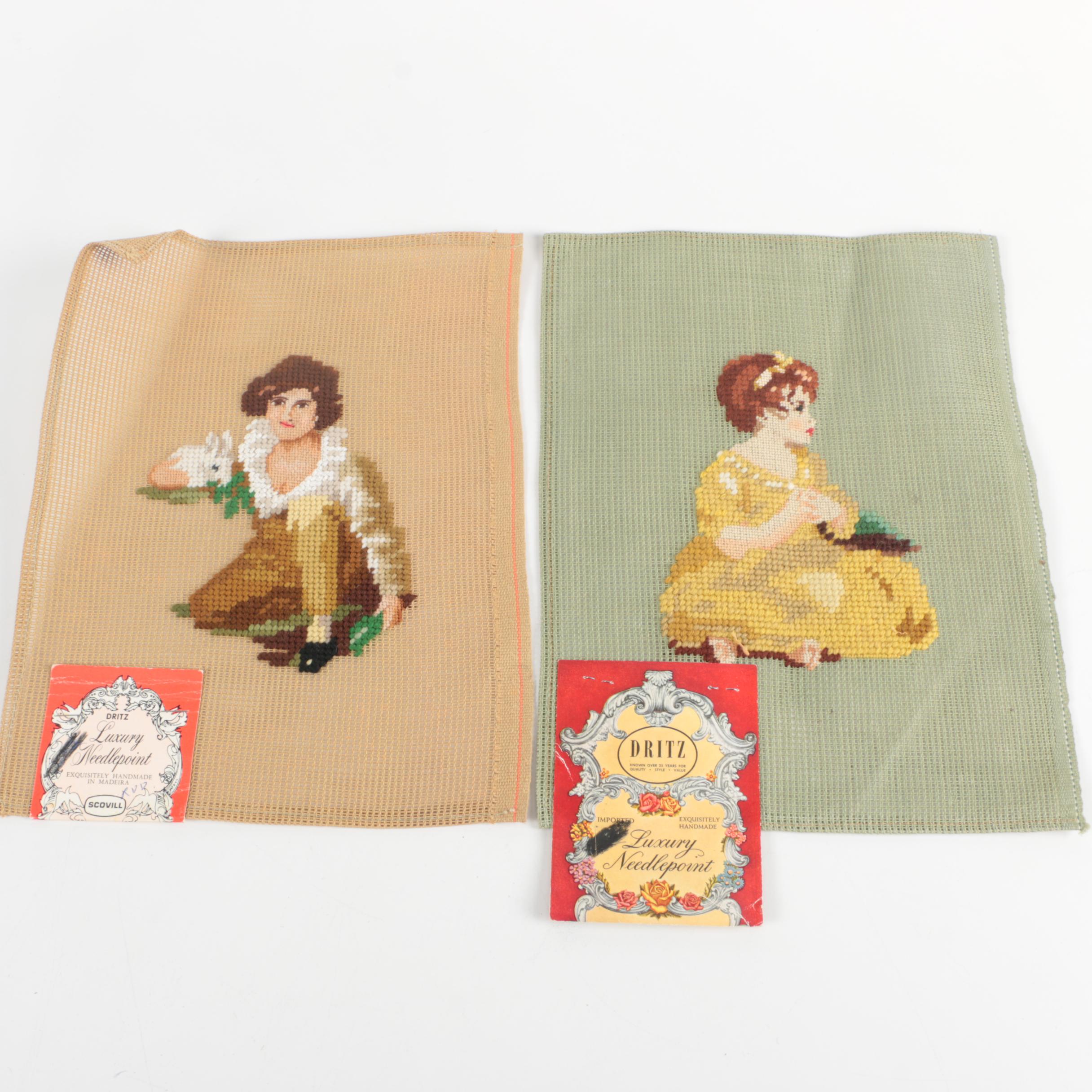 Vintage Needlepoint Samples and Kits