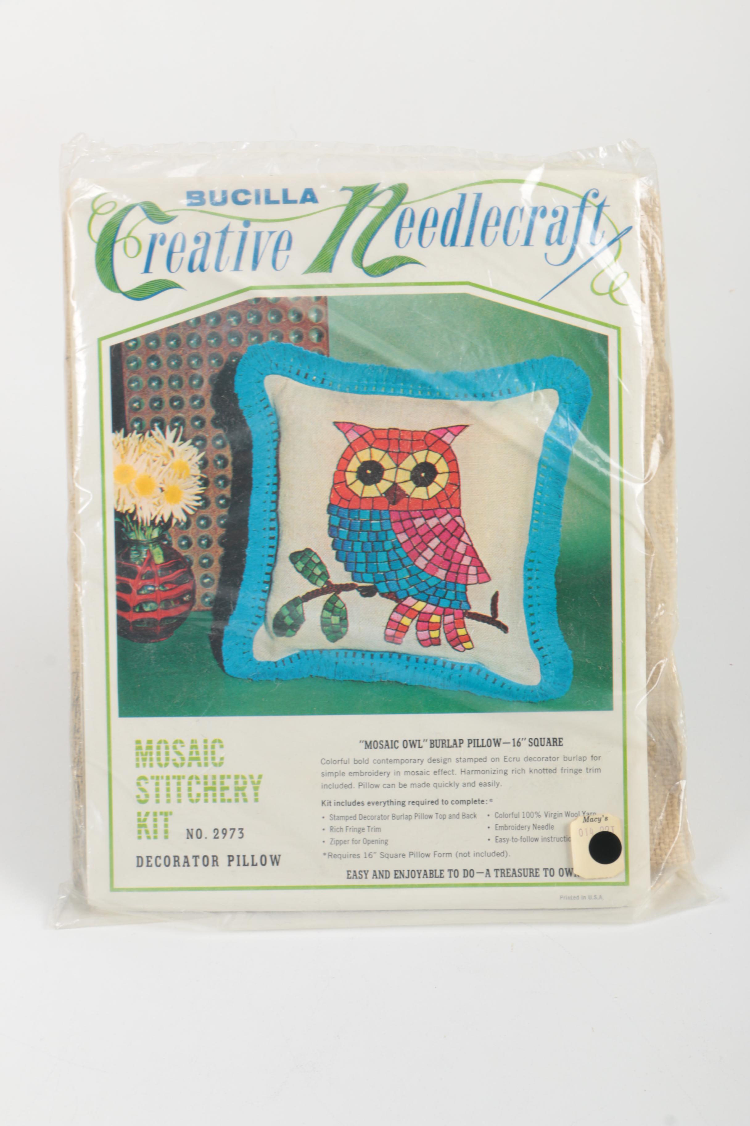 Vintage Needlepoint Samples and Kits