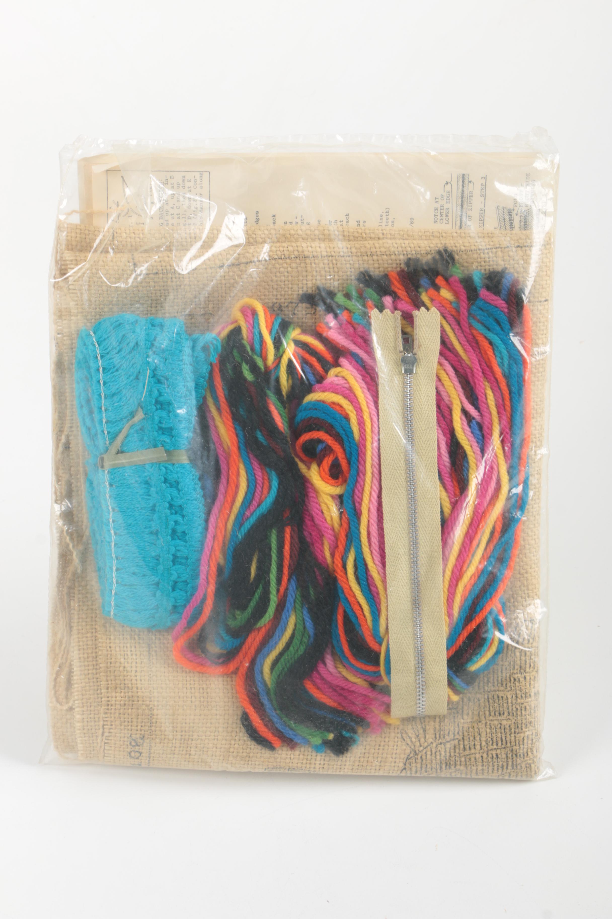 Vintage Needlepoint Samples and Kits