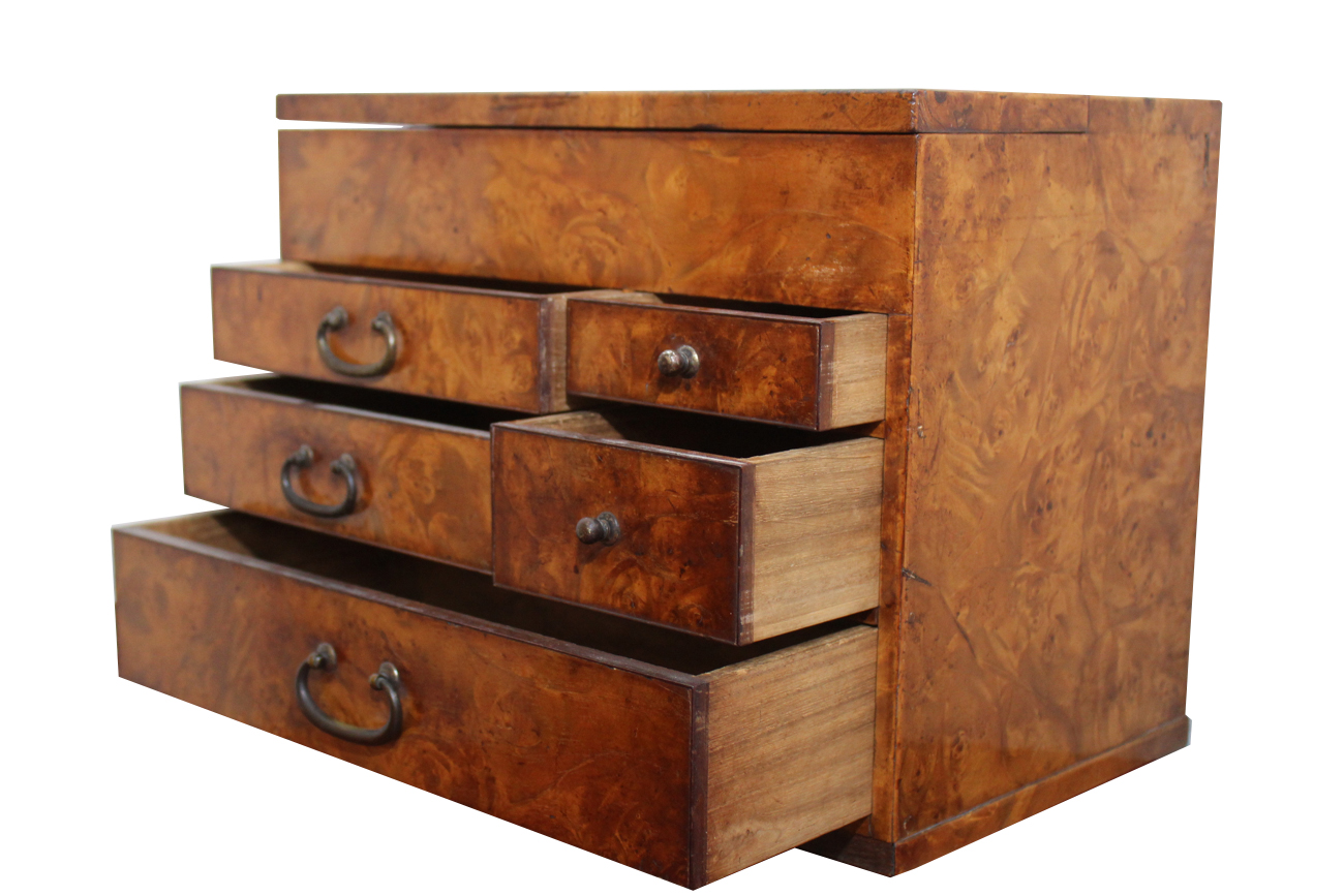 Amboyna Burl Wood Box