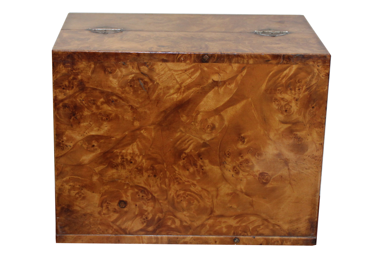 Amboyna Burl Wood Box