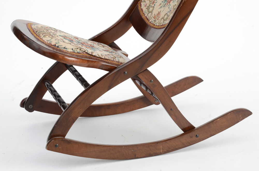 Victorian Folding Rocking Chair