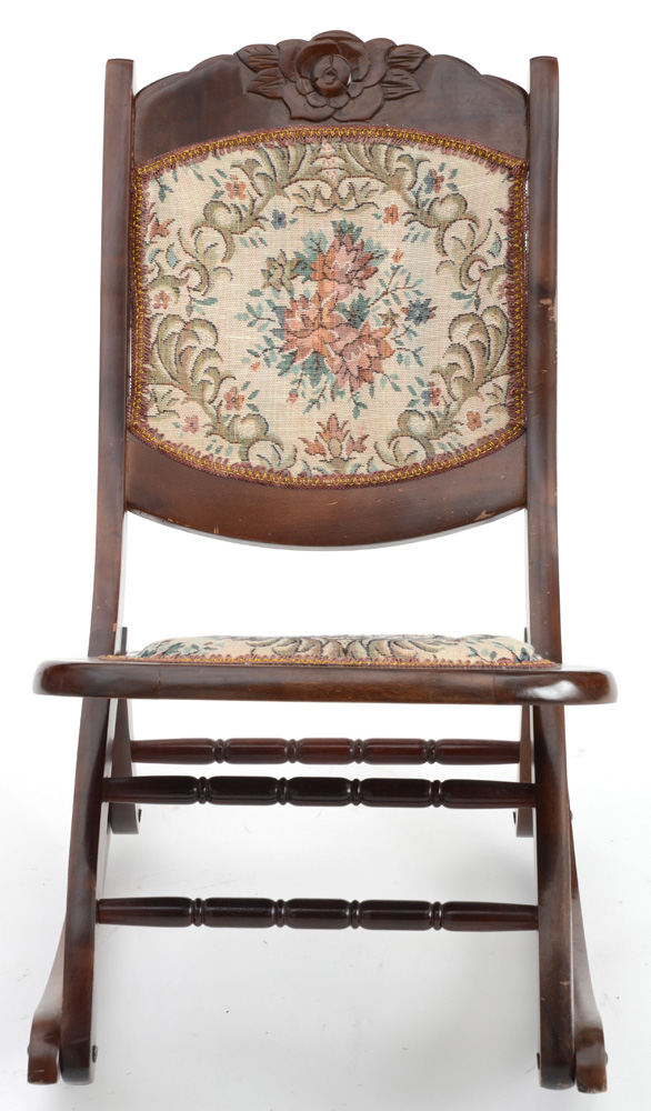 Victorian Folding Rocking Chair