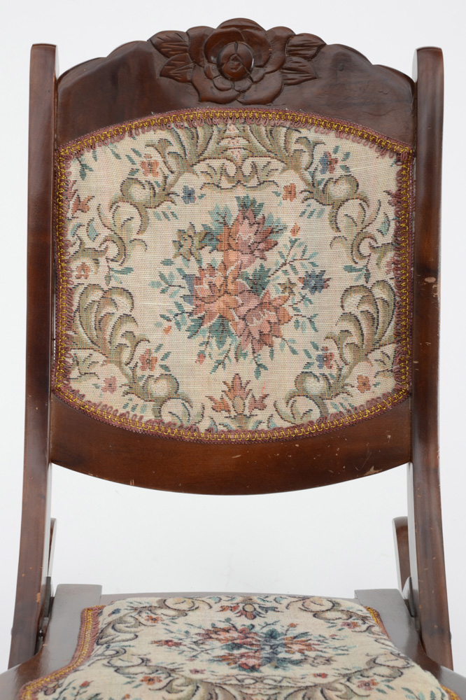 Victorian Folding Rocking Chair