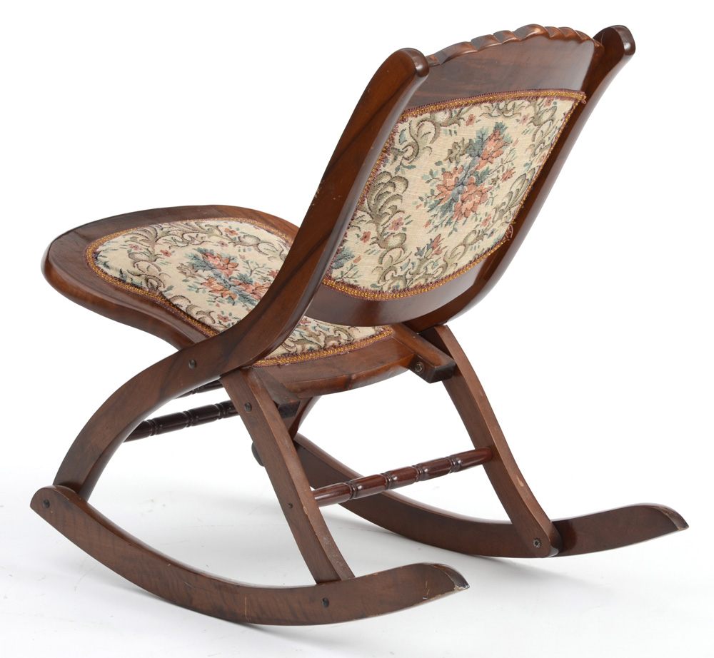 Victorian Folding Rocking Chair