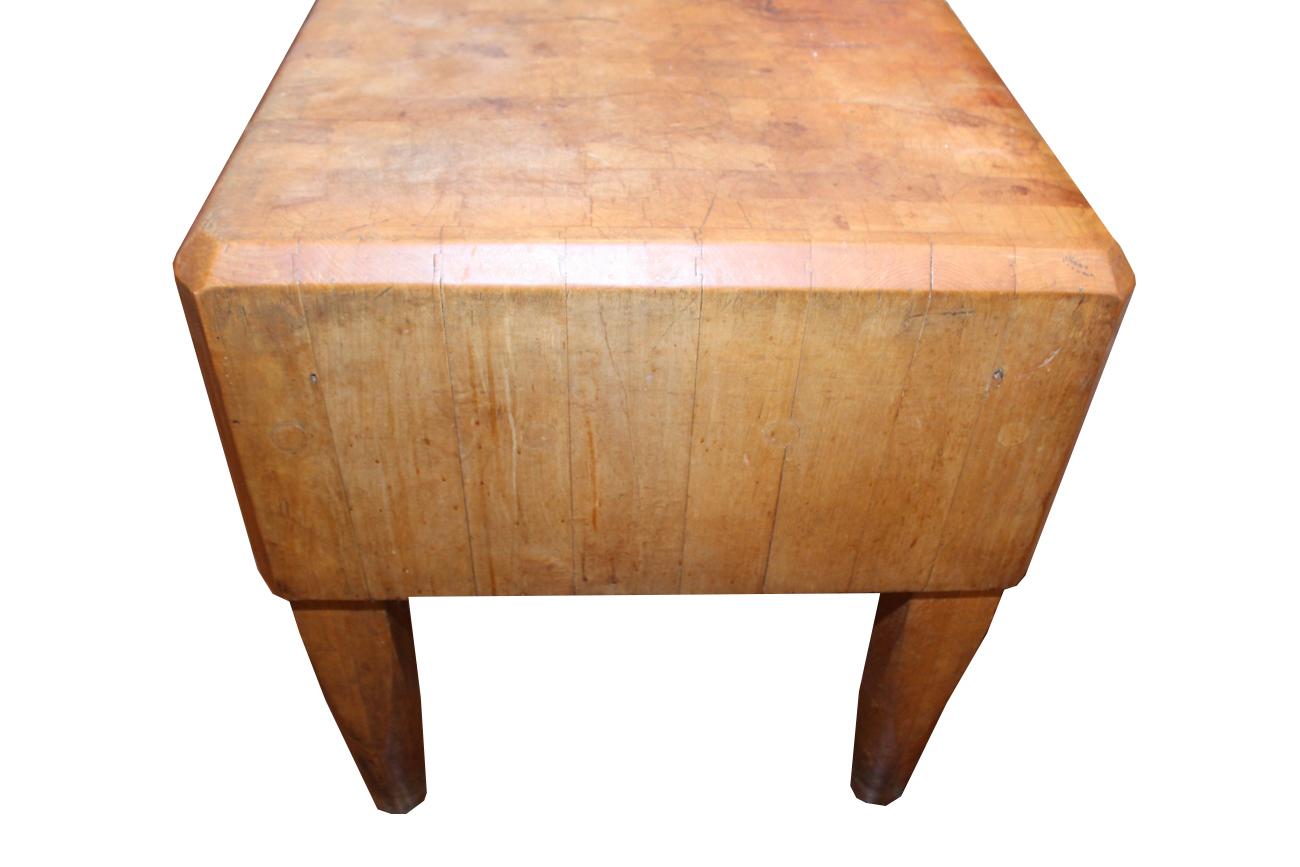 Antique Butcher's Block Table