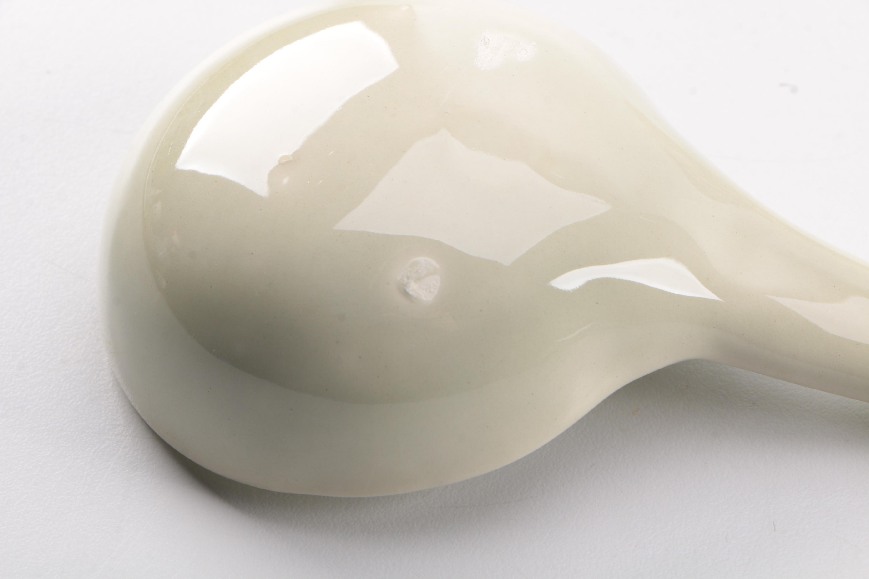 Ceramic Fish Soup Tureen and Ladle