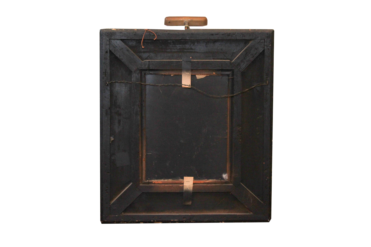 Antique Oil on Panel Floral Still Life