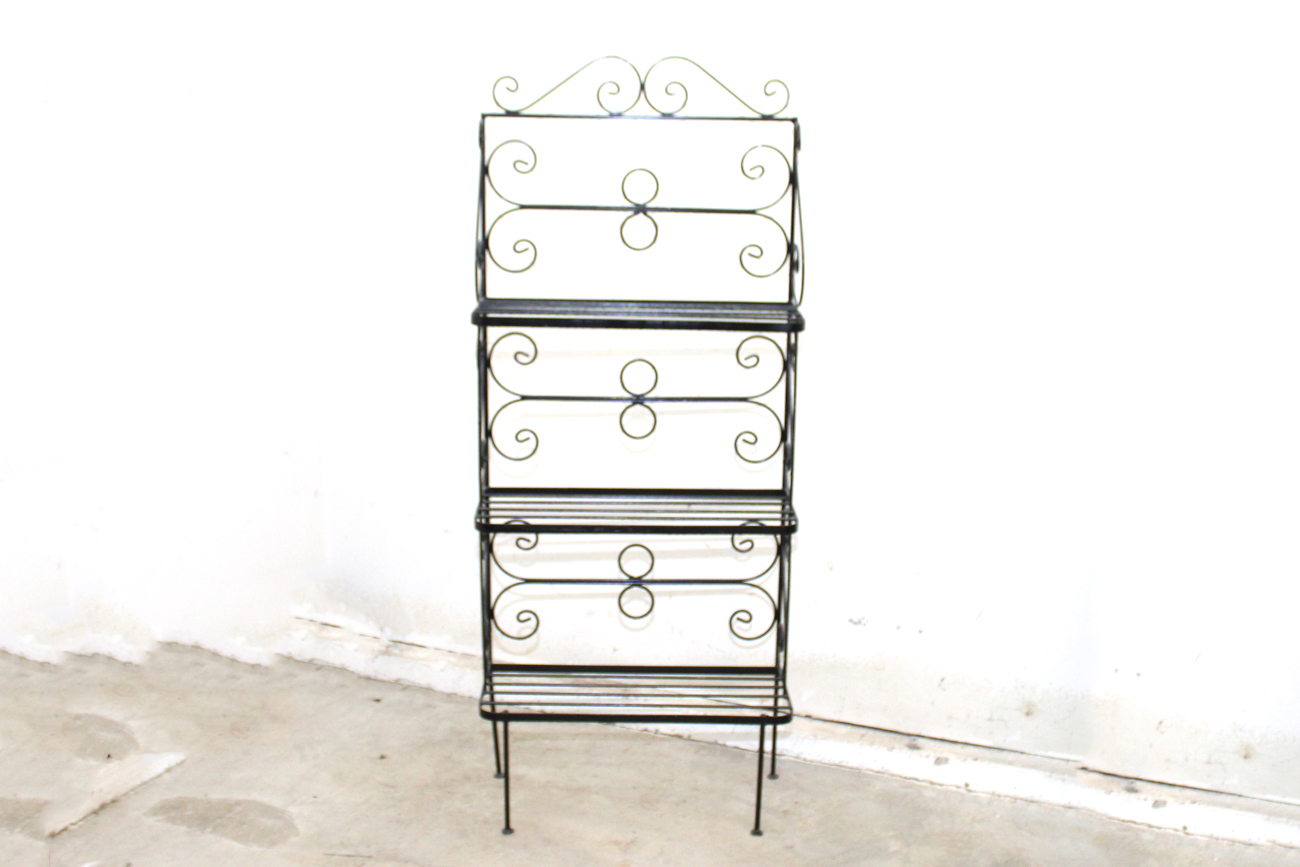 Wrought Iron Baker's Rack