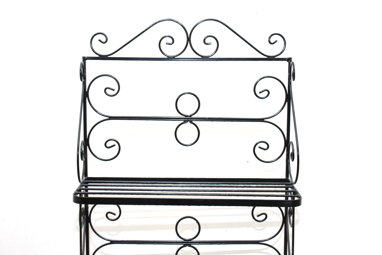 Wrought Iron Baker's Rack