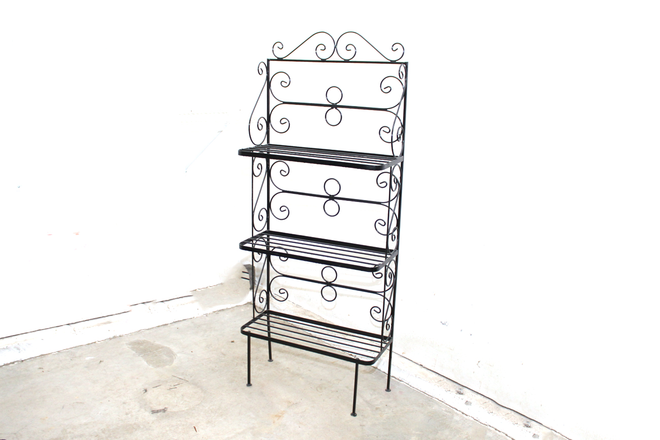 Wrought Iron Baker's Rack