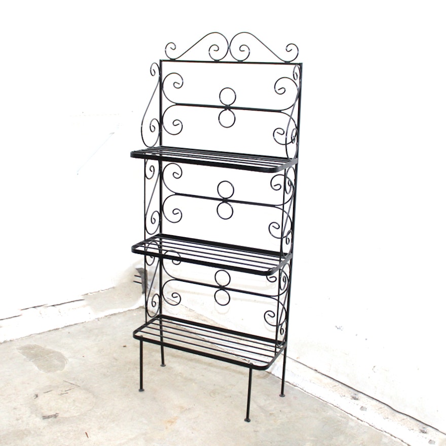 Wrought Iron Baker's Rack