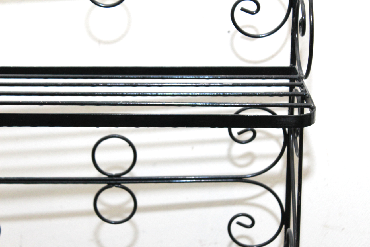Wrought Iron Baker's Rack