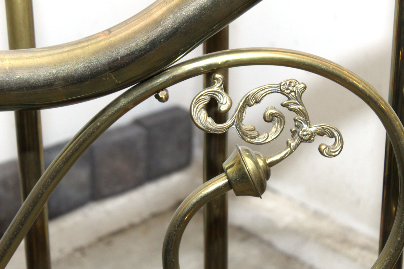 Brass Queen-Size Bed Frame